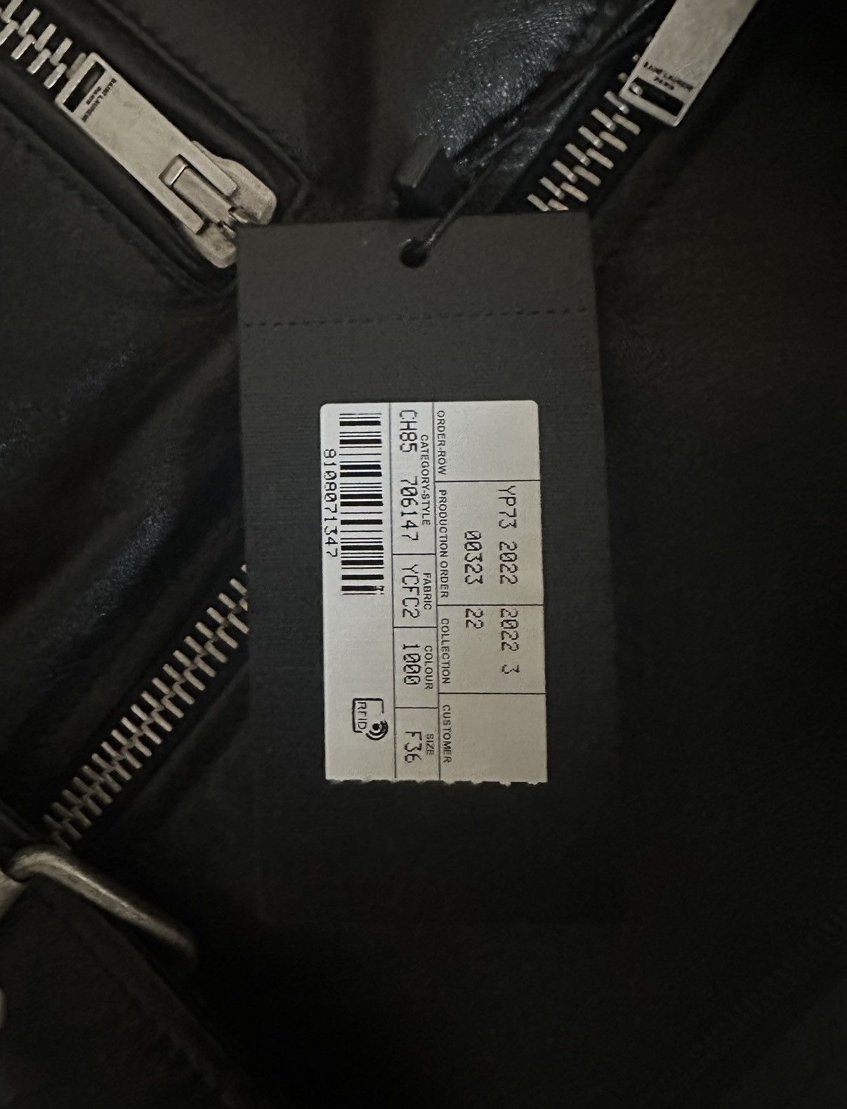 Saint Laurent Paris Saint Laurent Longline Leather Biker Jacket Size XS / US 0-2 / IT 36-38 - 9 Thumbnail
