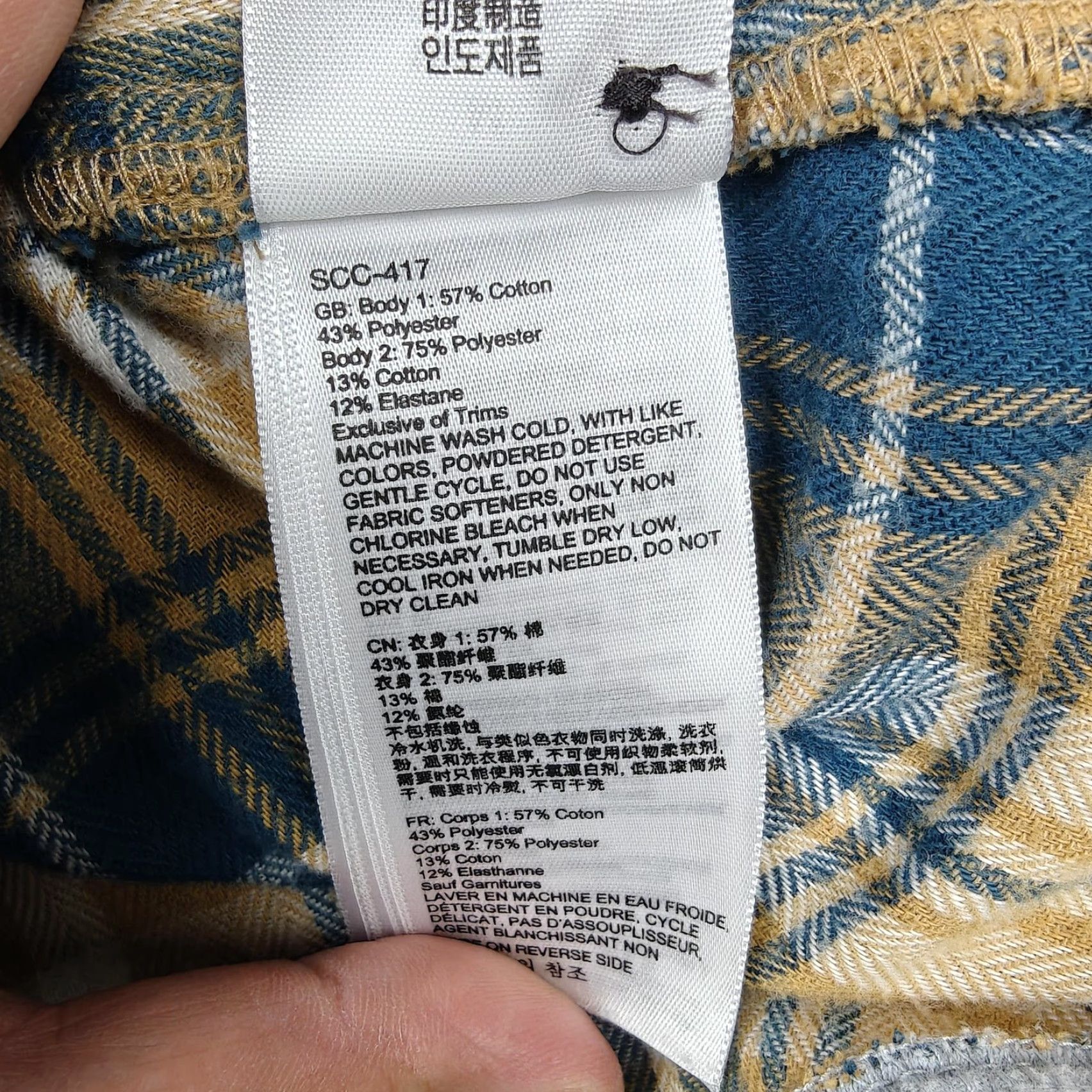 Marmot Marmot Jacket Womens Medium Yellow Plaid Flannel Hooded Snap Front Shirt Jacket Size M / US 6-8 / IT 42-44 - 4 Thumbnail