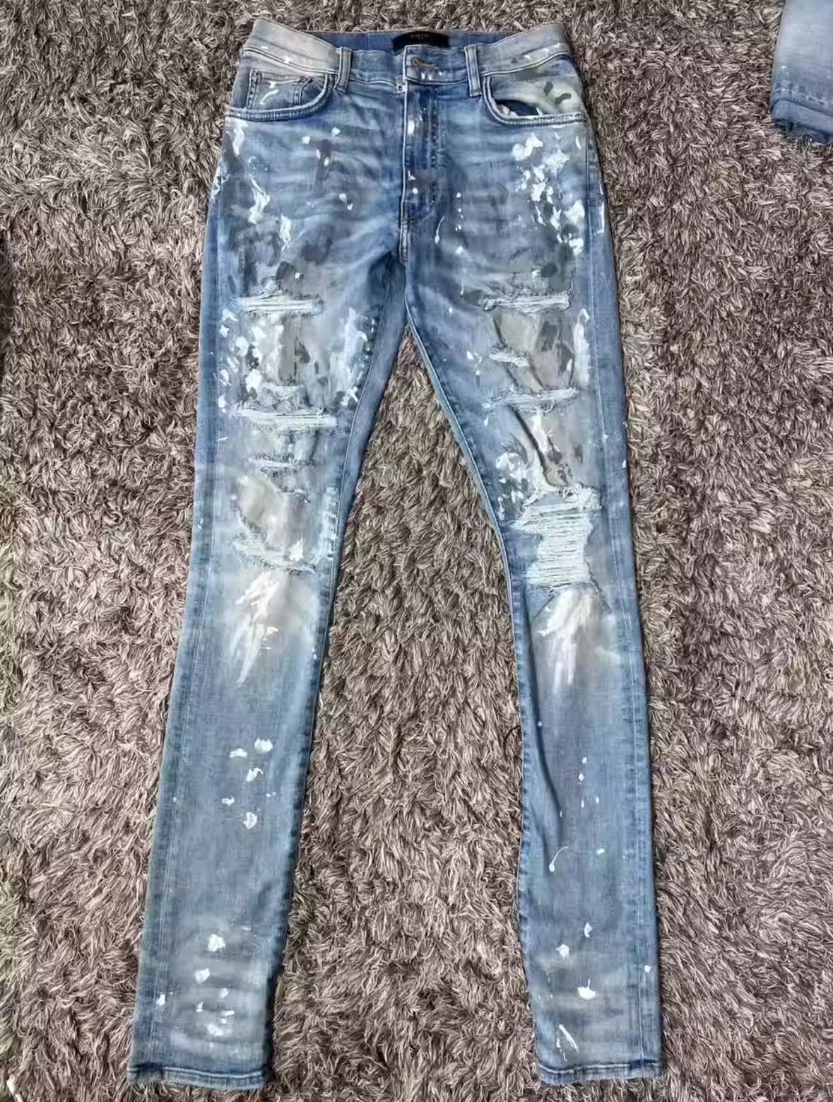 Amiri Amiri's original ink-splattered jeans Size US 31 - 1 Thumbnail