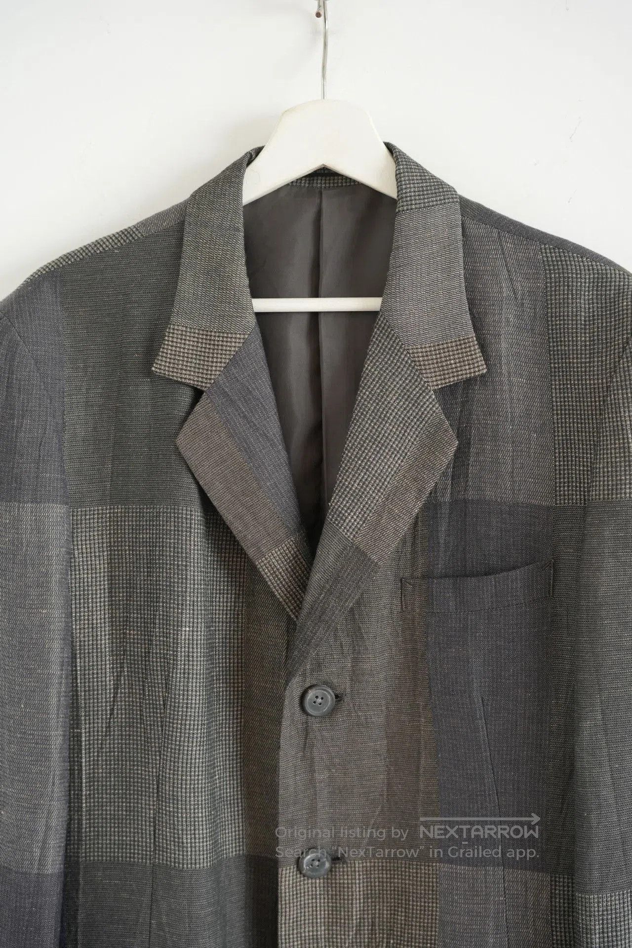 Yohji Yamamoto Yohji Yamamoto 20SS Plaid Patchwork Coat. Size US M / EU 48-50 / 2 - 3 Thumbnail