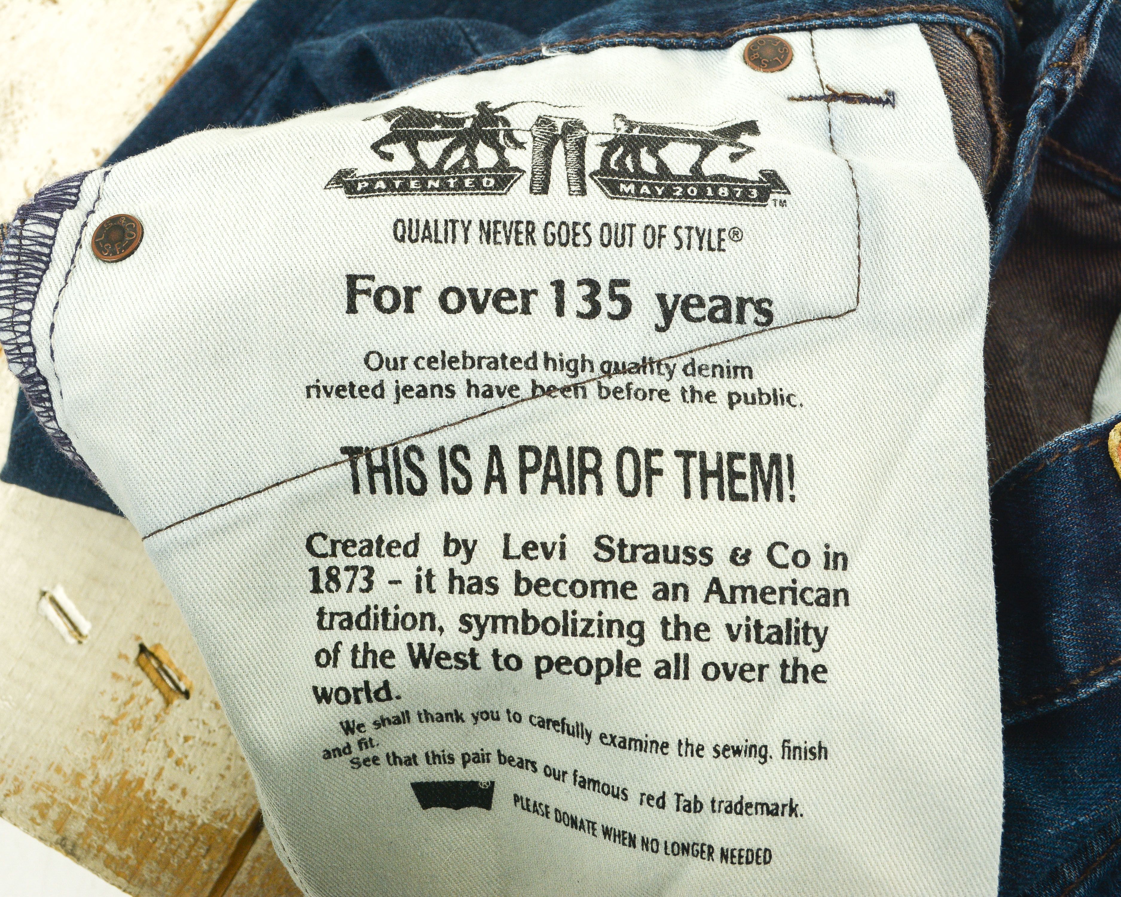 Levi's LEVIS STRAUSS 504 W31 L34 Jeans Denim Pants Straight Regular Size US 31 - 5 Thumbnail