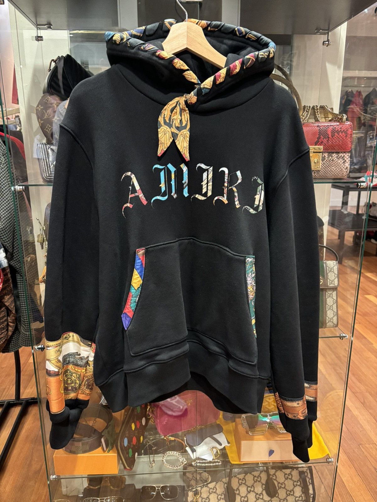 Amiri scarf hoodie sale