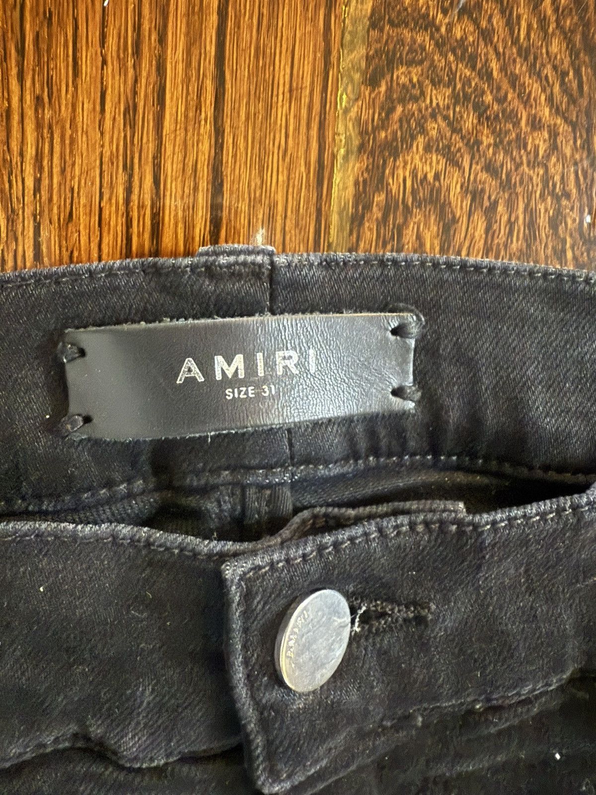 Black snake Amiri jeans