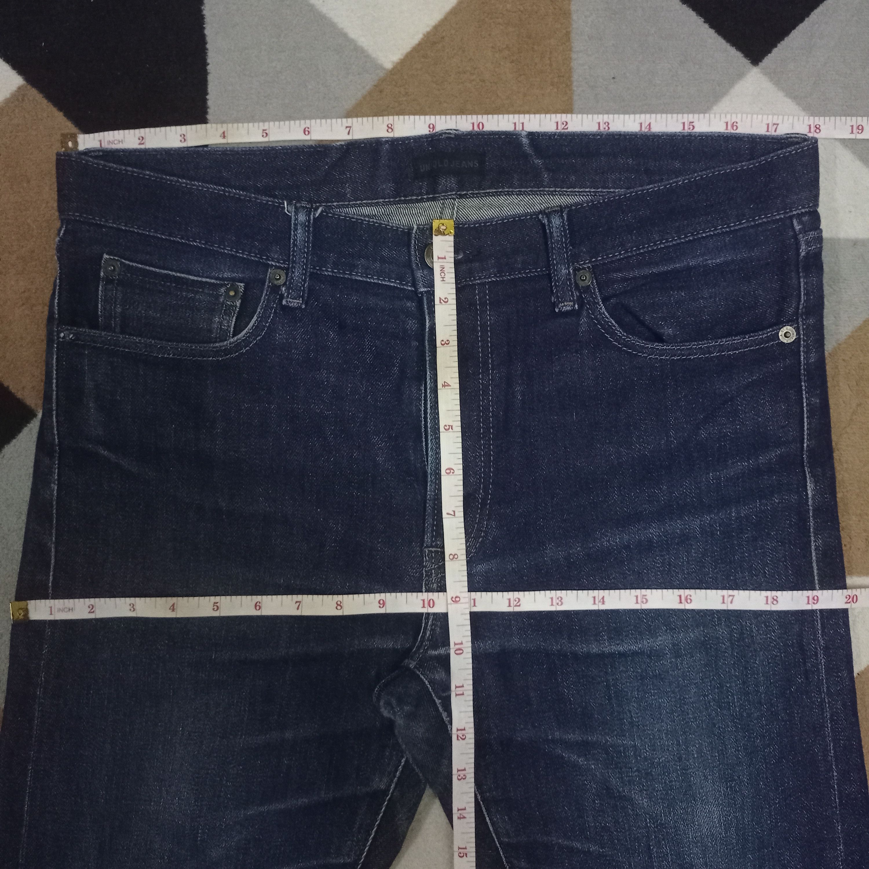 Uniqlo Vintage Japanese Uniqlo Blue Wash Selvedge Jeans Size US 36 / EU 52 - 7 Thumbnail
