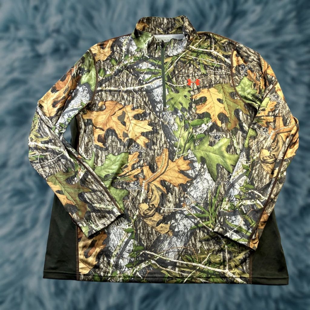 Under Armour Under Armour Sweater Mens 3XL XXXL Scent Control Camo Hunting Heatgear Size US XXL / EU 58 / 5 - 1 Thumbnail