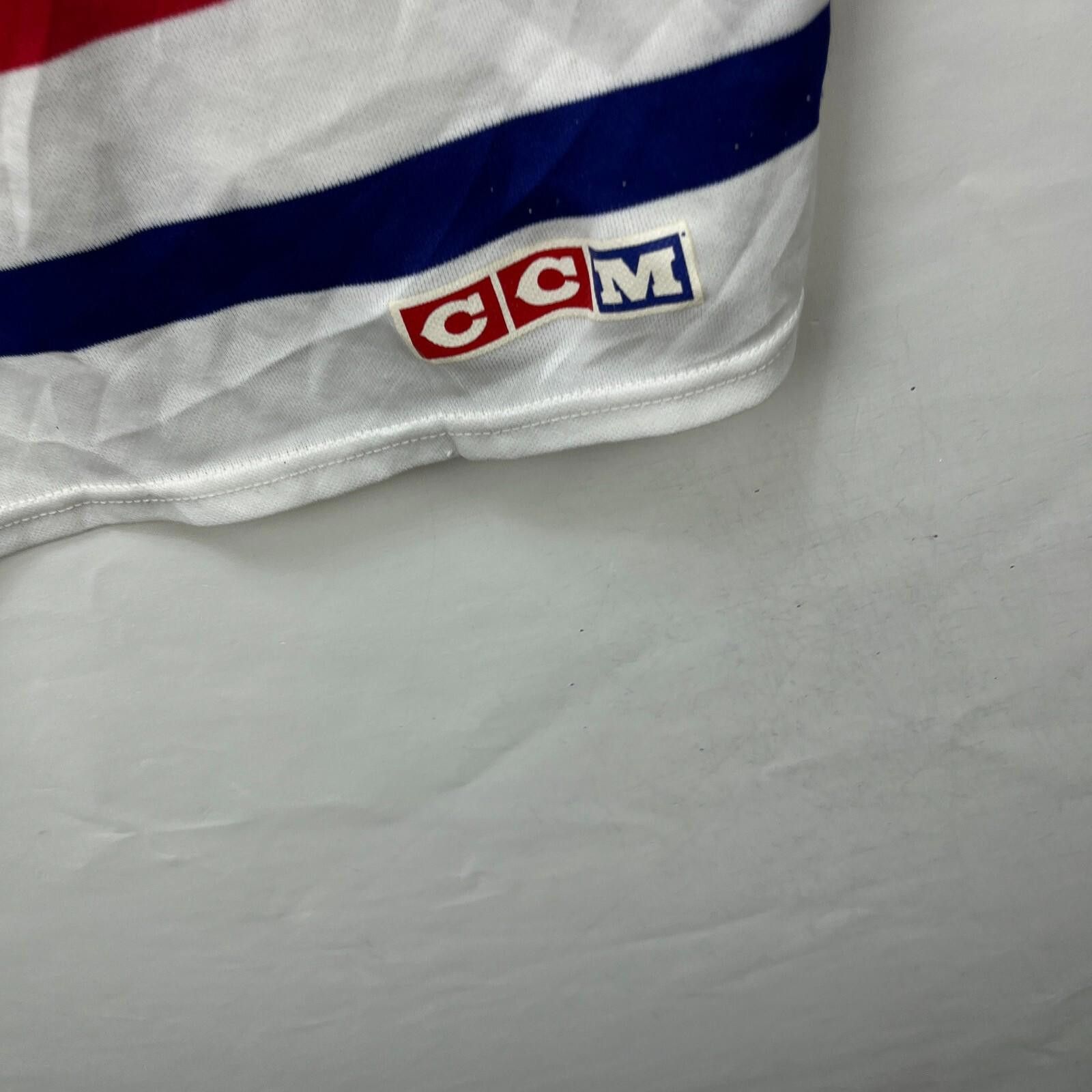 Ccm Vintage 90s Montreal Canadiens CCM Hockey Jersey #22 Large Size ONE SIZE - 8 Thumbnail