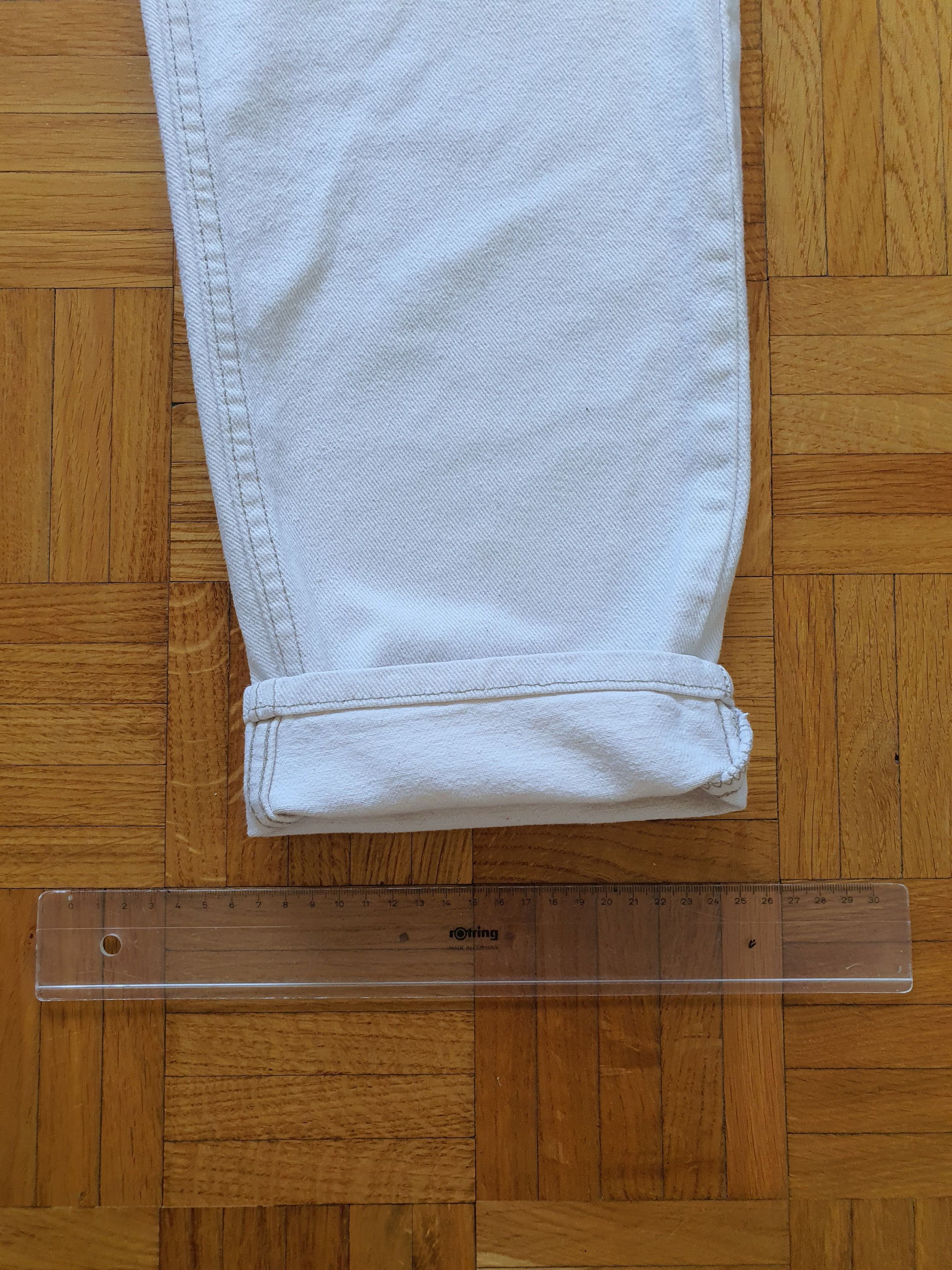 Levi's Vintage (Made in USA) 550 Denim Jeans - Cream White Size US 33 - 13 Thumbnail