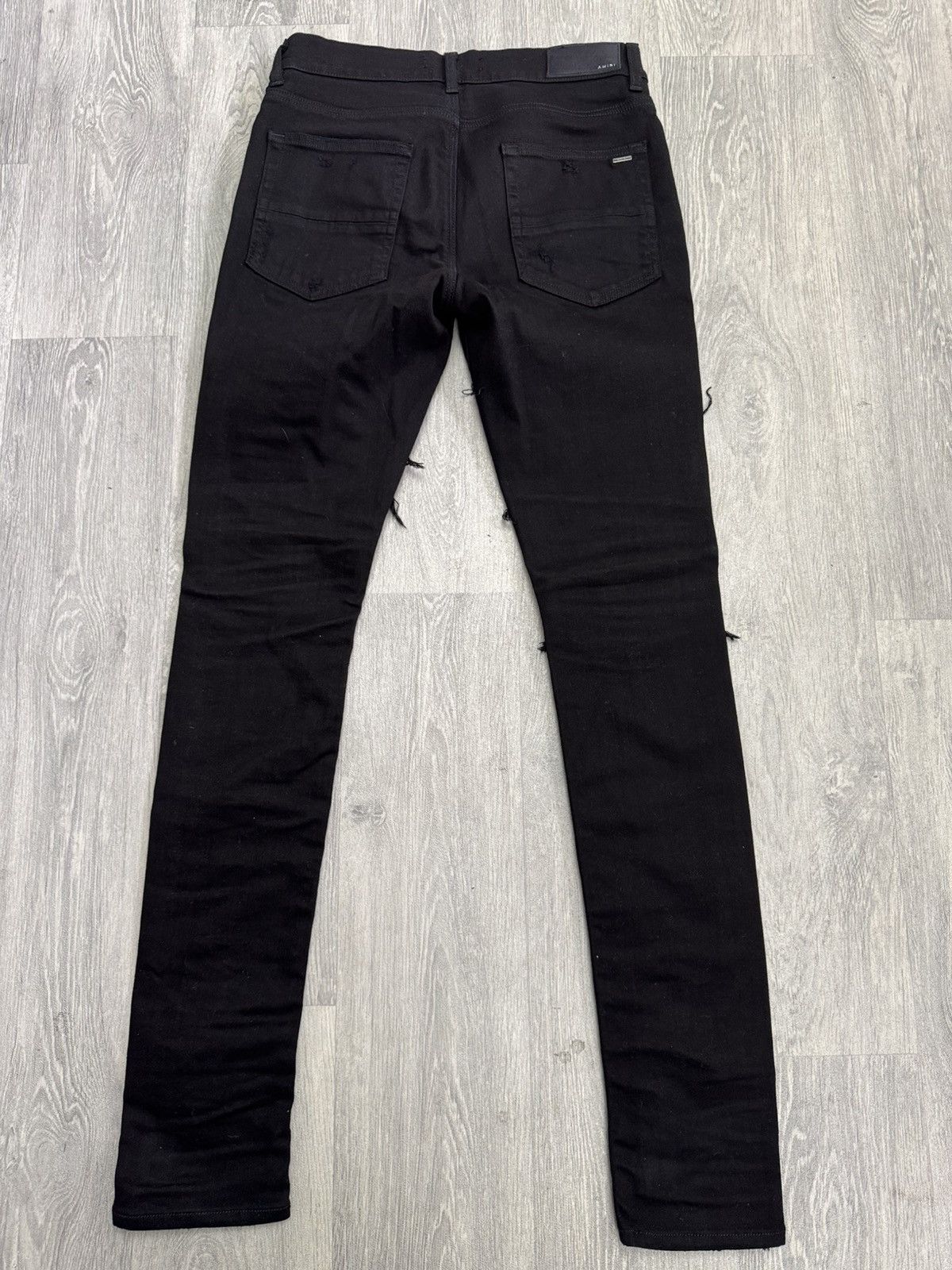 Amiri Amiri Black Bandana Thrasher Jeans Size US 31 - 2 Thumbnail