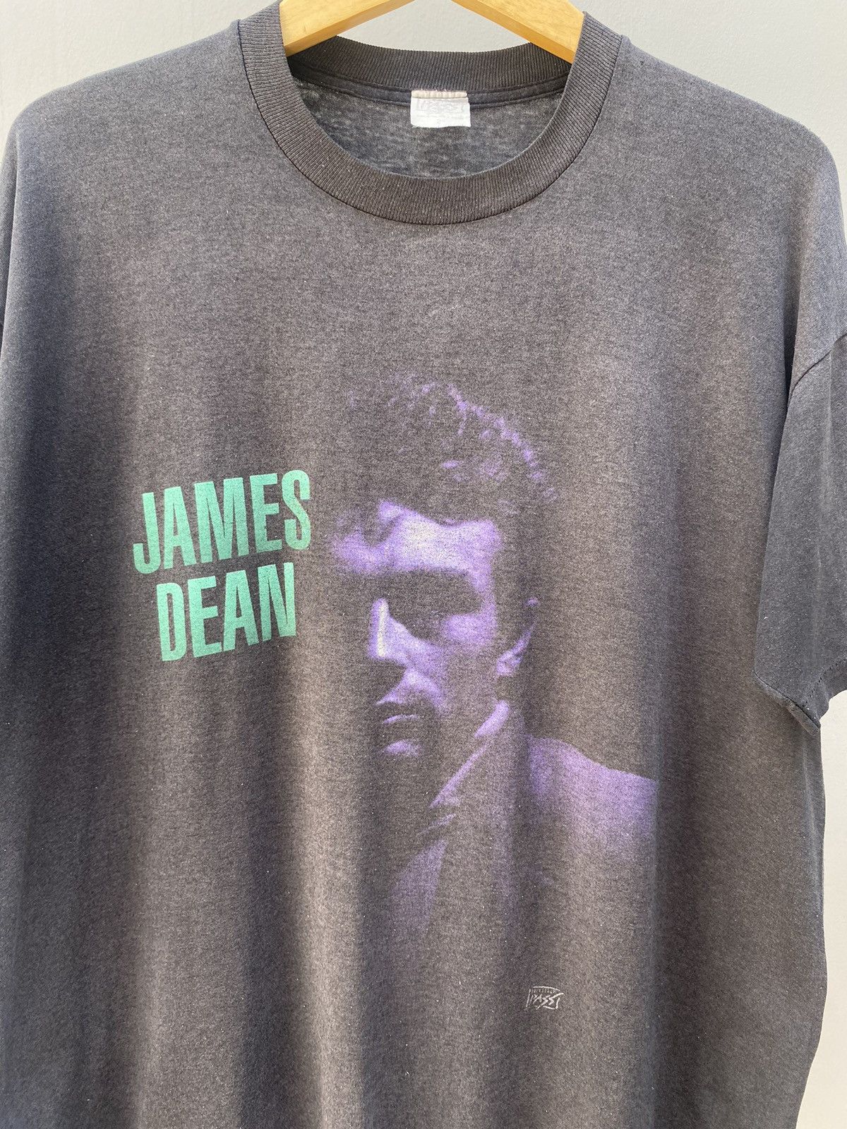 Vintage Trashead James Dean T Shirt Sun Faded Distressed ERD Grunge Size US XL / EU 56 / 4 - 3 Thumbnail