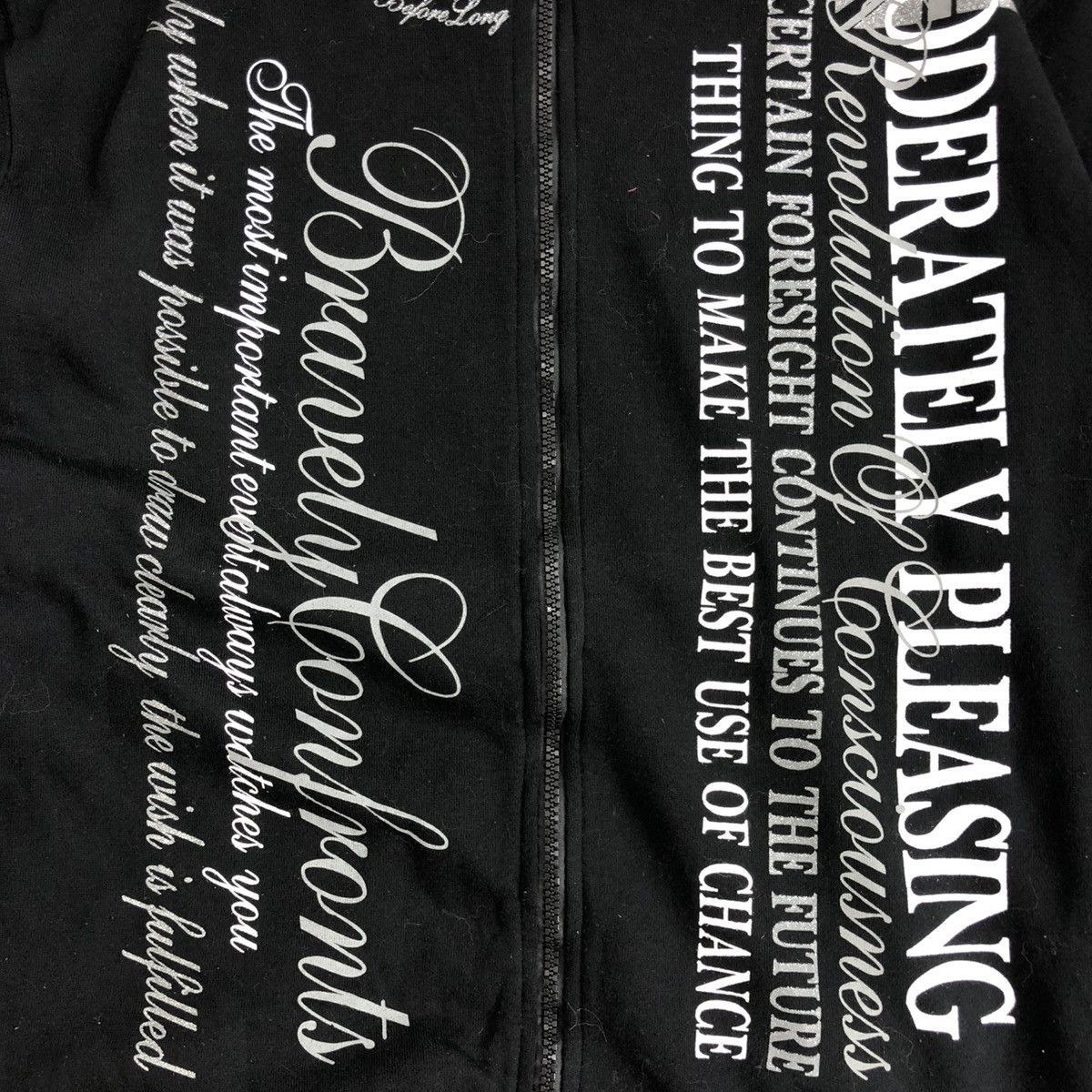 If Six Was Nine 2000s Beaumont Carr Poem Goa Gothic Lgb Punk Fur Zip Hoodie Size US L / EU 52-54 / 3 - 5 Thumbnail