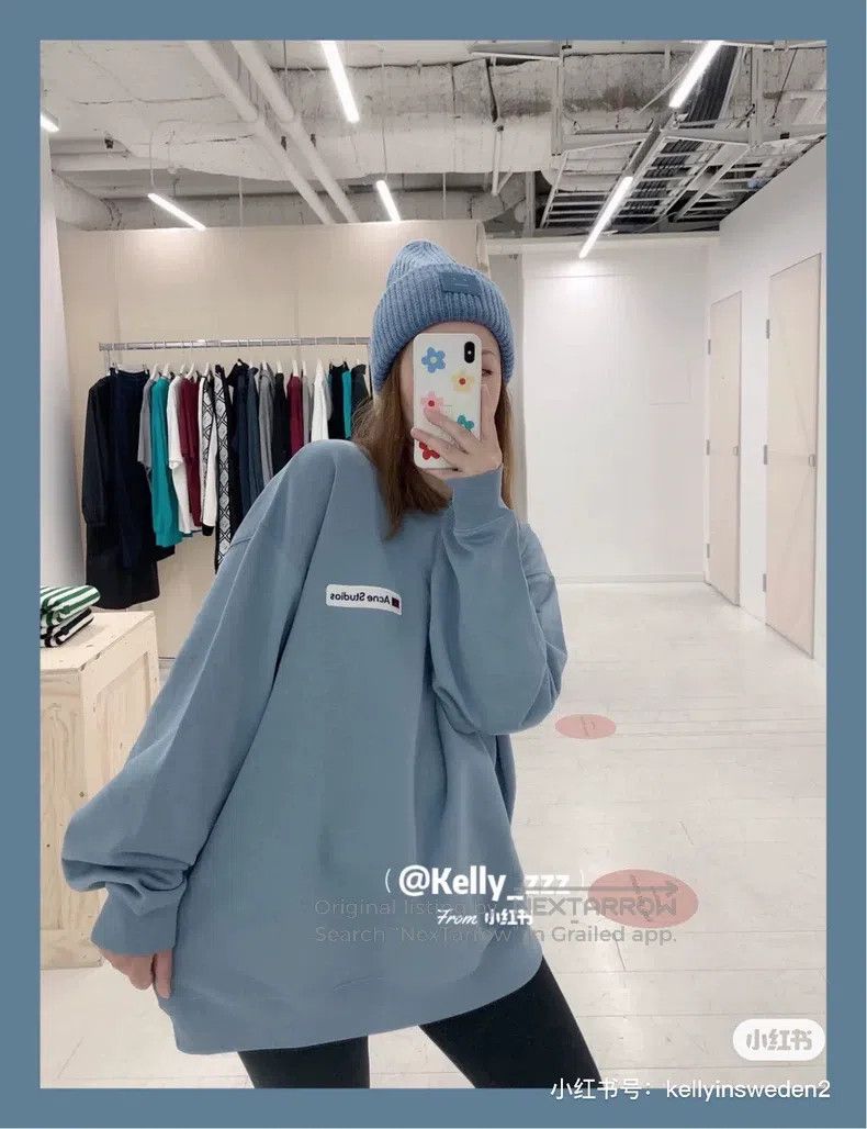 Acne Studios Acne Studios Blue Sweatshirt Size S / US 4 / IT 40 - 6 Thumbnail