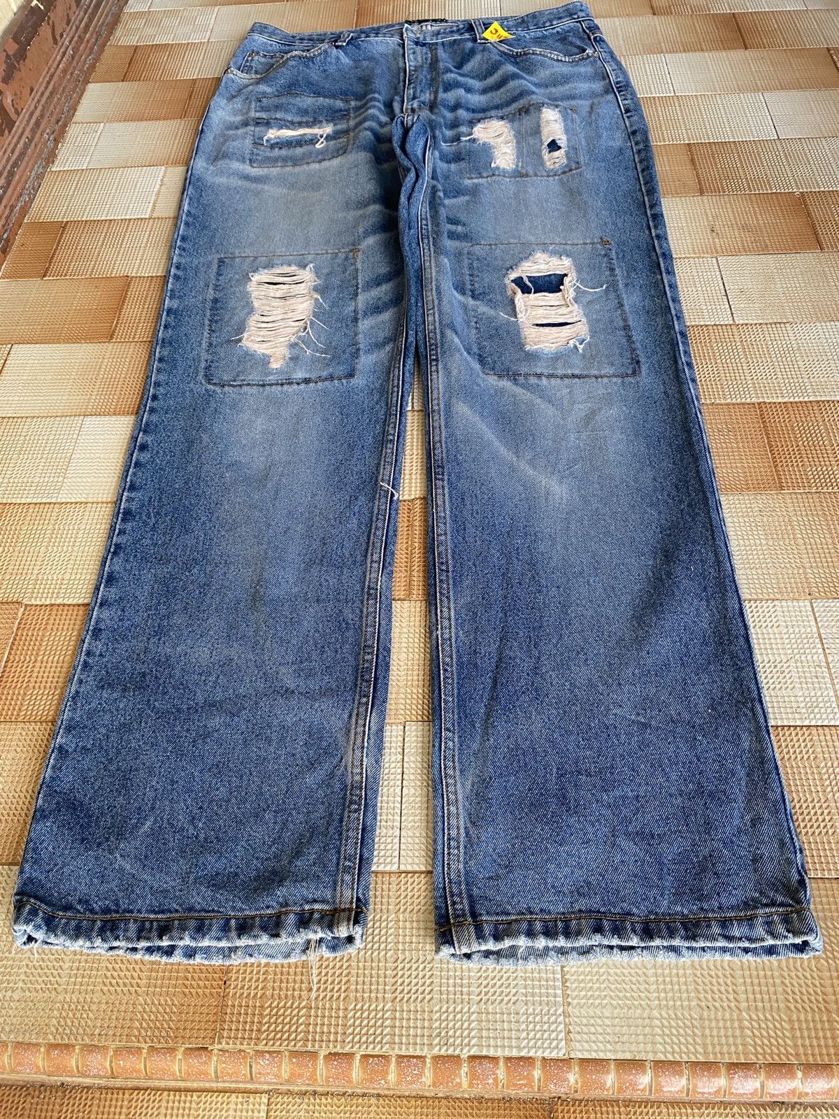 14th Addiction × Beauty Beast × PPFM Vintage u.s boarder slim straight denim Size US 36 / EU 52 - 1 Thumbnail