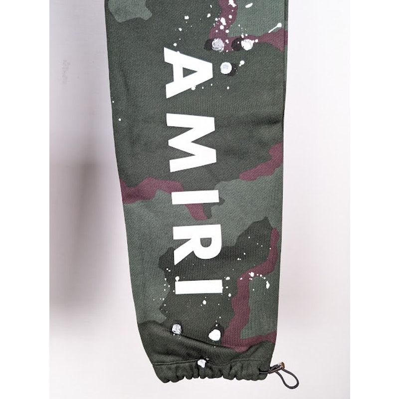 Amiri o1rshd1 Army Logo Sweatpant in Camo Size US 32 / EU 48 - 14 Thumbnail