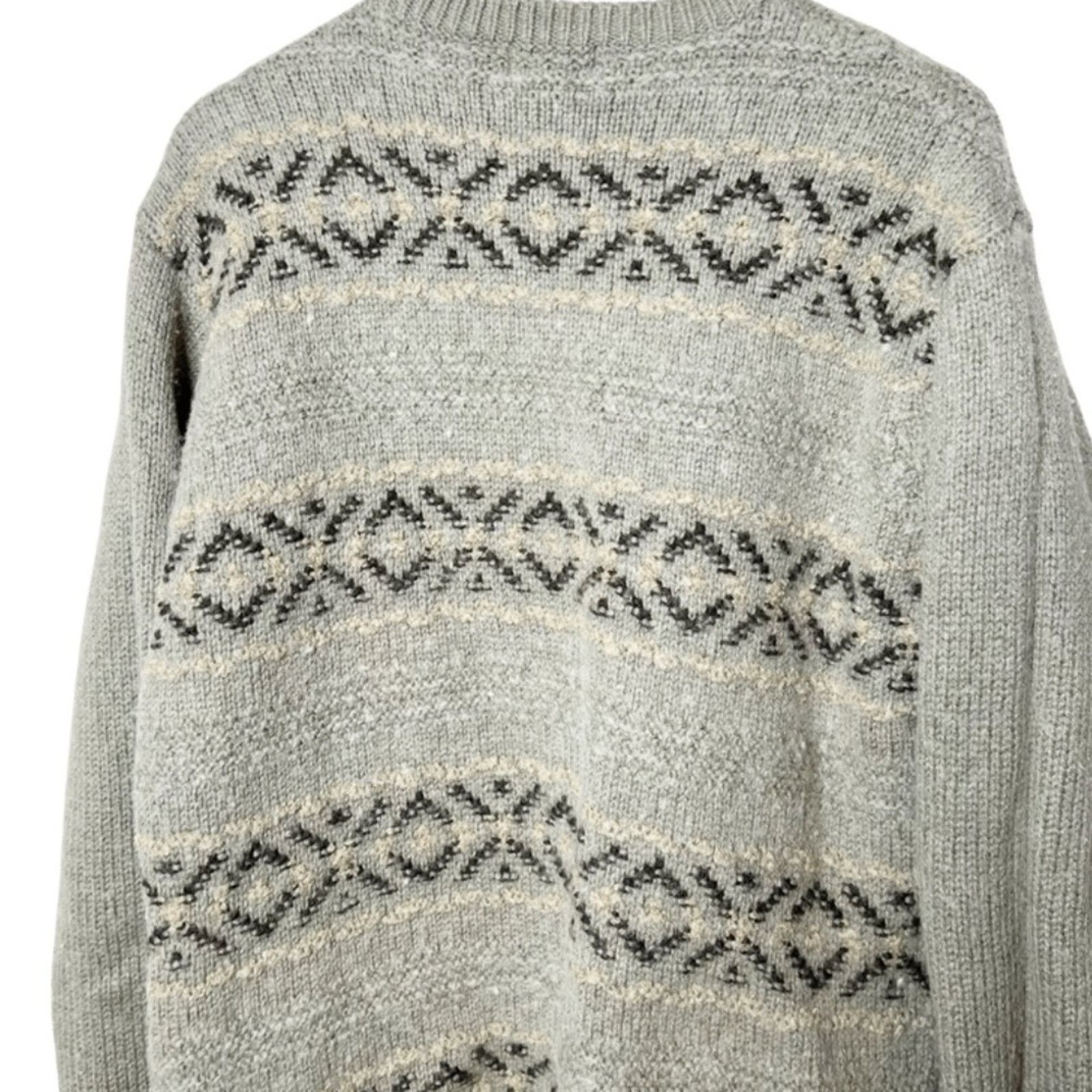 Liz Claiborne Liz Claiborne Vintage Wool Blend Aztec Knit Sweater Size XL / US 12-14 / IT 48-50 - 12 Thumbnail
