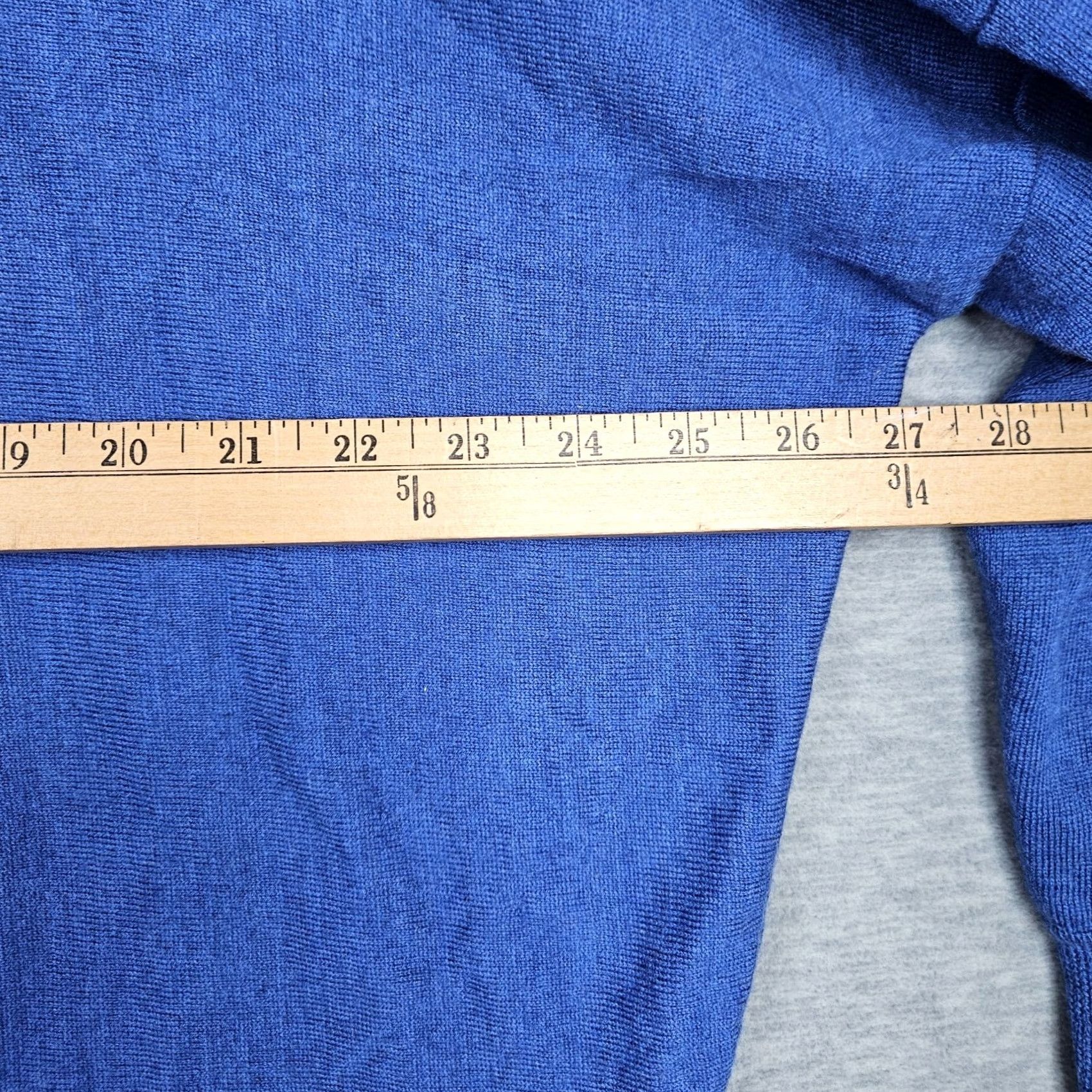 Eileen Fisher Eileen Fisher Merino Wool Sweater Pullover V-Neck 100% Lightweight All Seasons Size M Blue Womens Regular Size M / US 6-8 / IT 42-44 - 3 Thumbnail