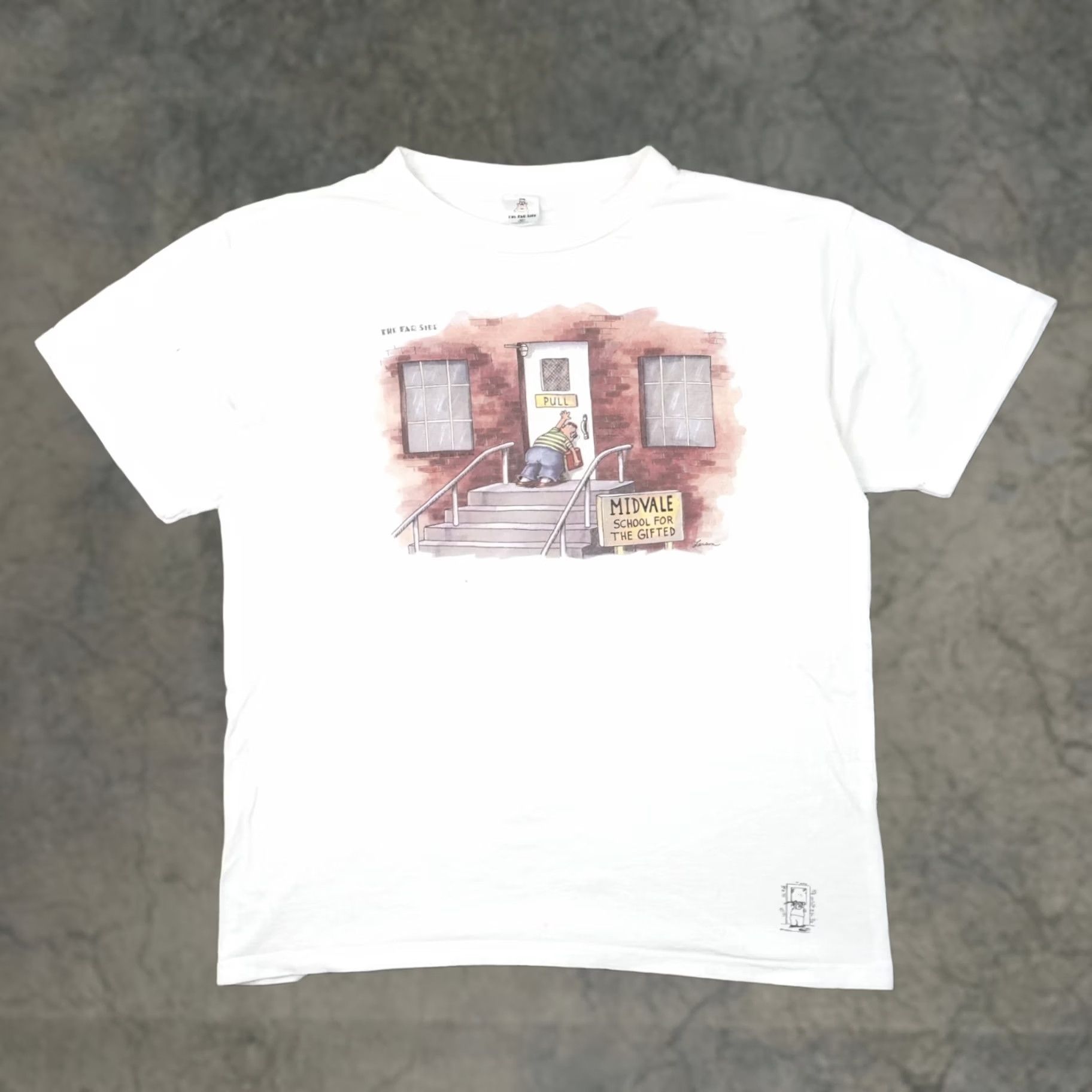 Vintage Vintage 90s The Far Side Midvale School for the gifted tee 