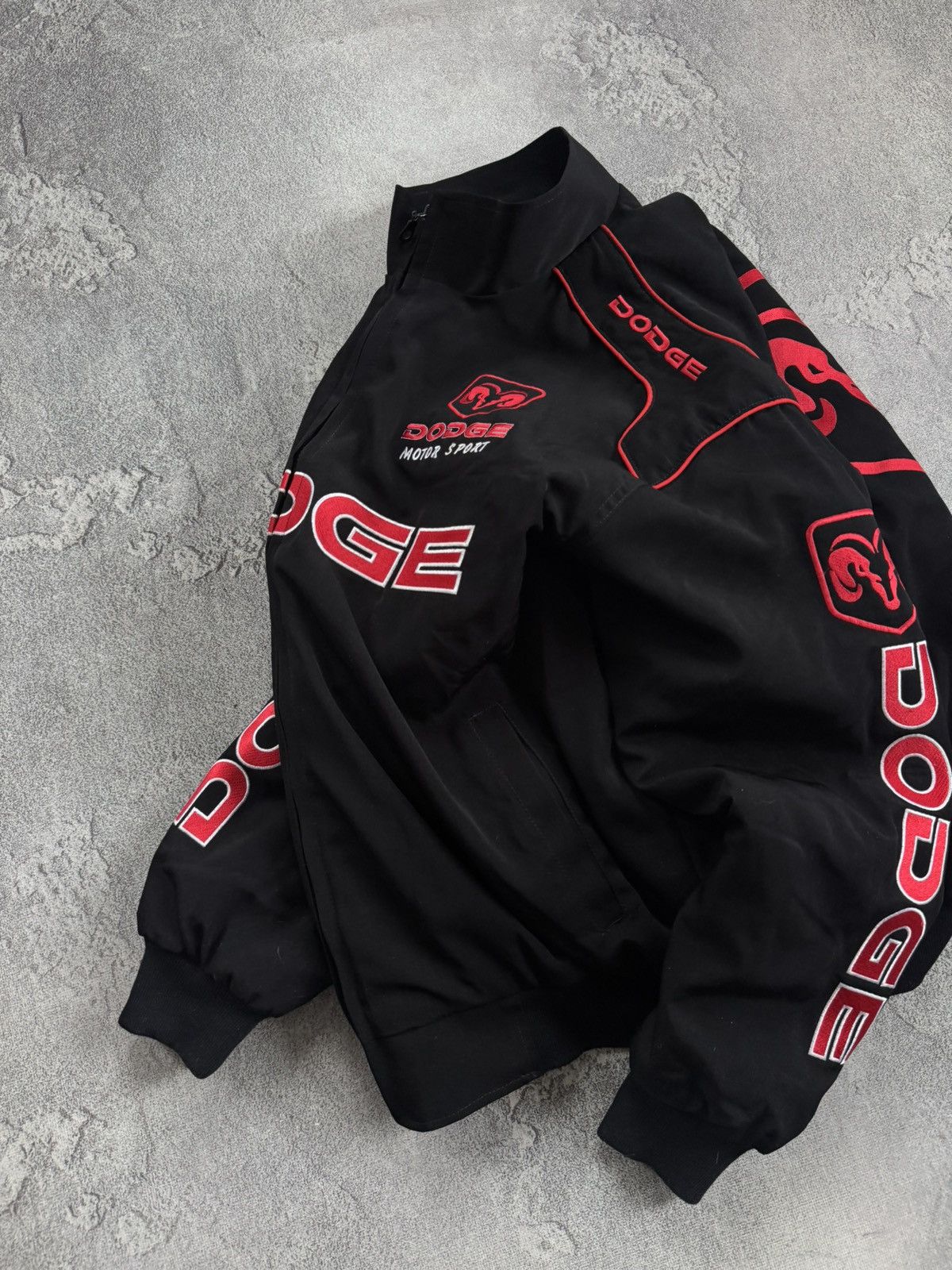 NASCAR Dodge L/size big logo bomber jacket racing moto sport 00s Size US L / EU 52-54 / 3 - 17 Thumbnail