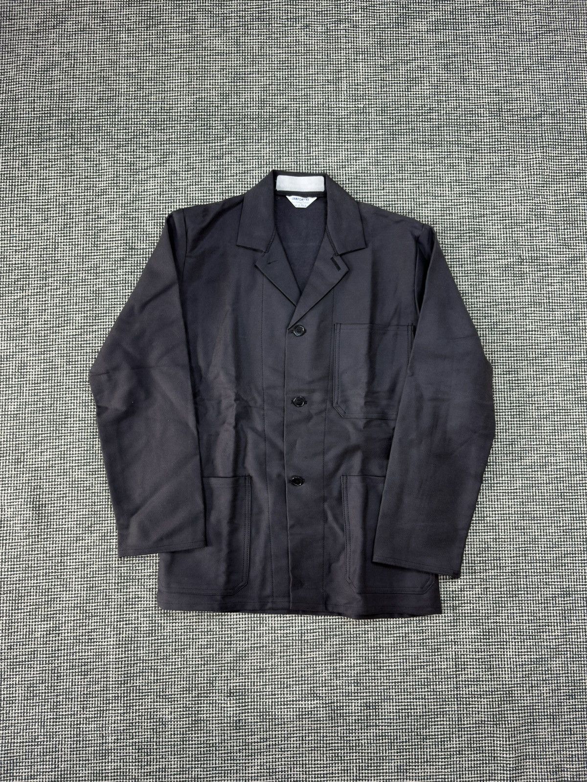 Le Laboureur Le Laboureur black moleskin french workwear chore 