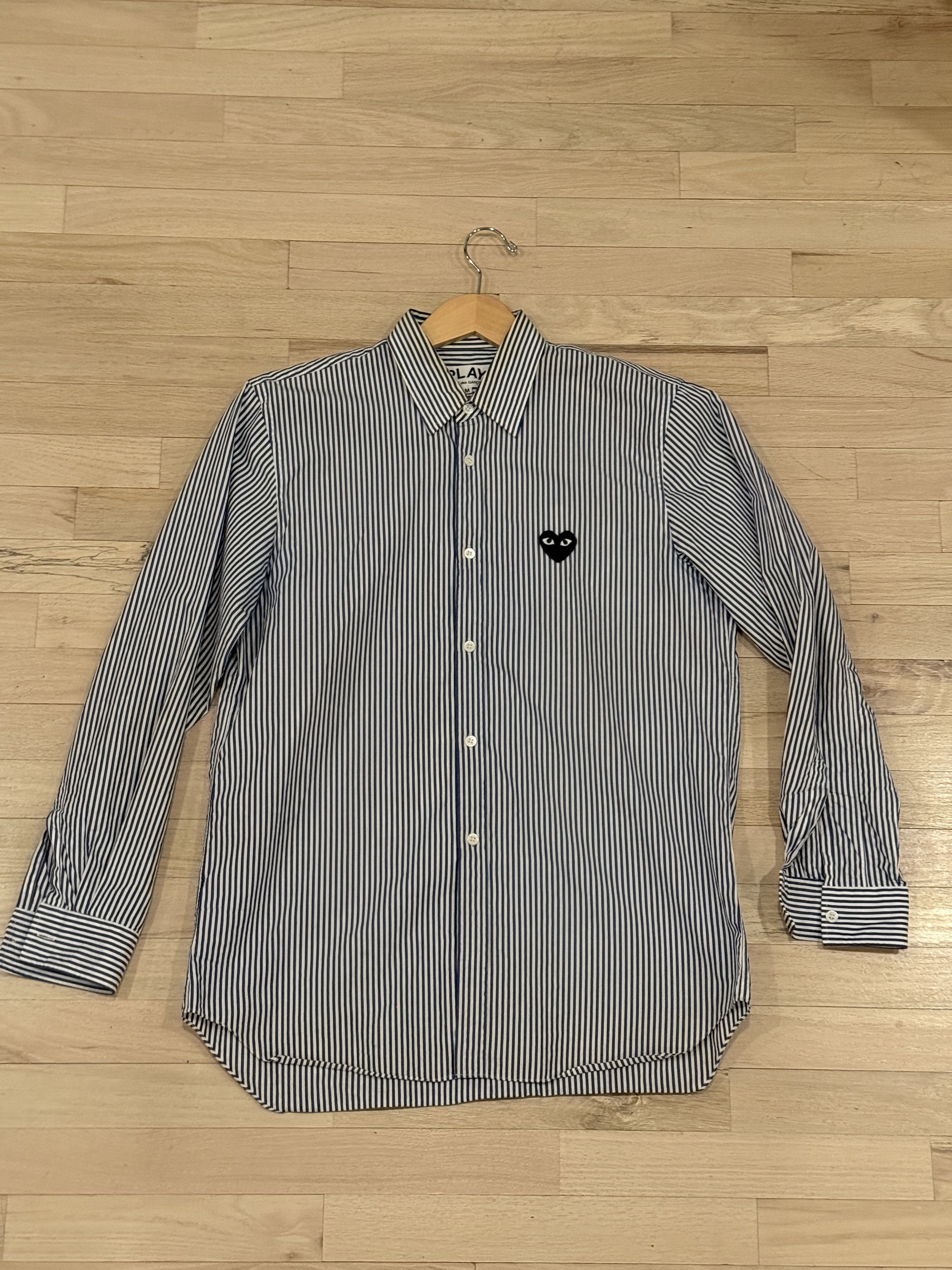 Comme des Garcons PLAY Comme des Garcons Striped Button Up Size US M / EU 48-50 / 2 - 1 Thumbnail