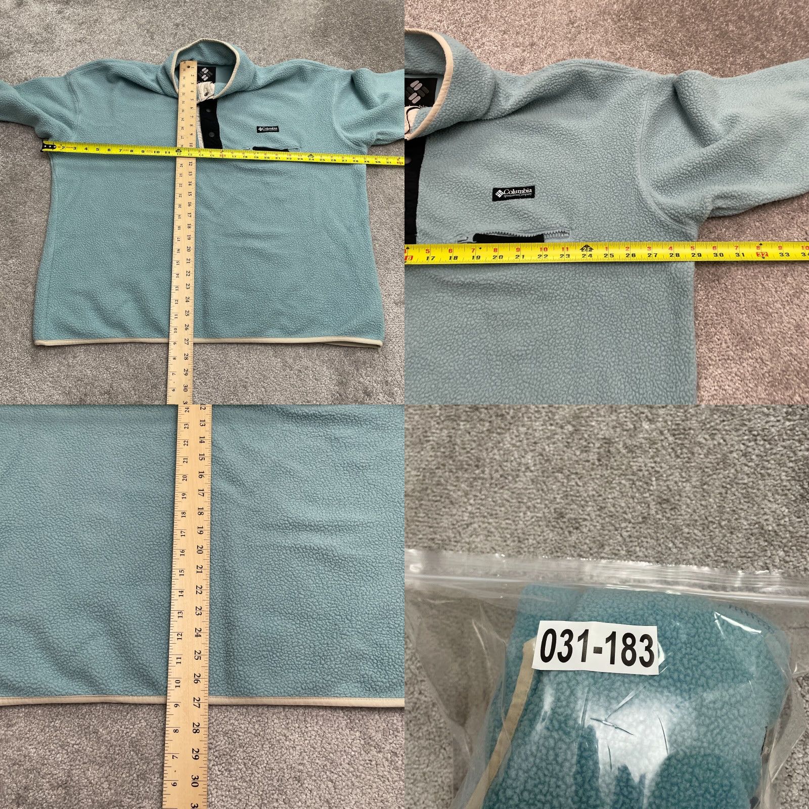 Vintage Columbia Helveria Jacket Mens 2XL Blue Outdoor Hiking Snap Up Fleece Coat Regular Fit Size US XXL / EU 58 / 5 - 8 Thumbnail