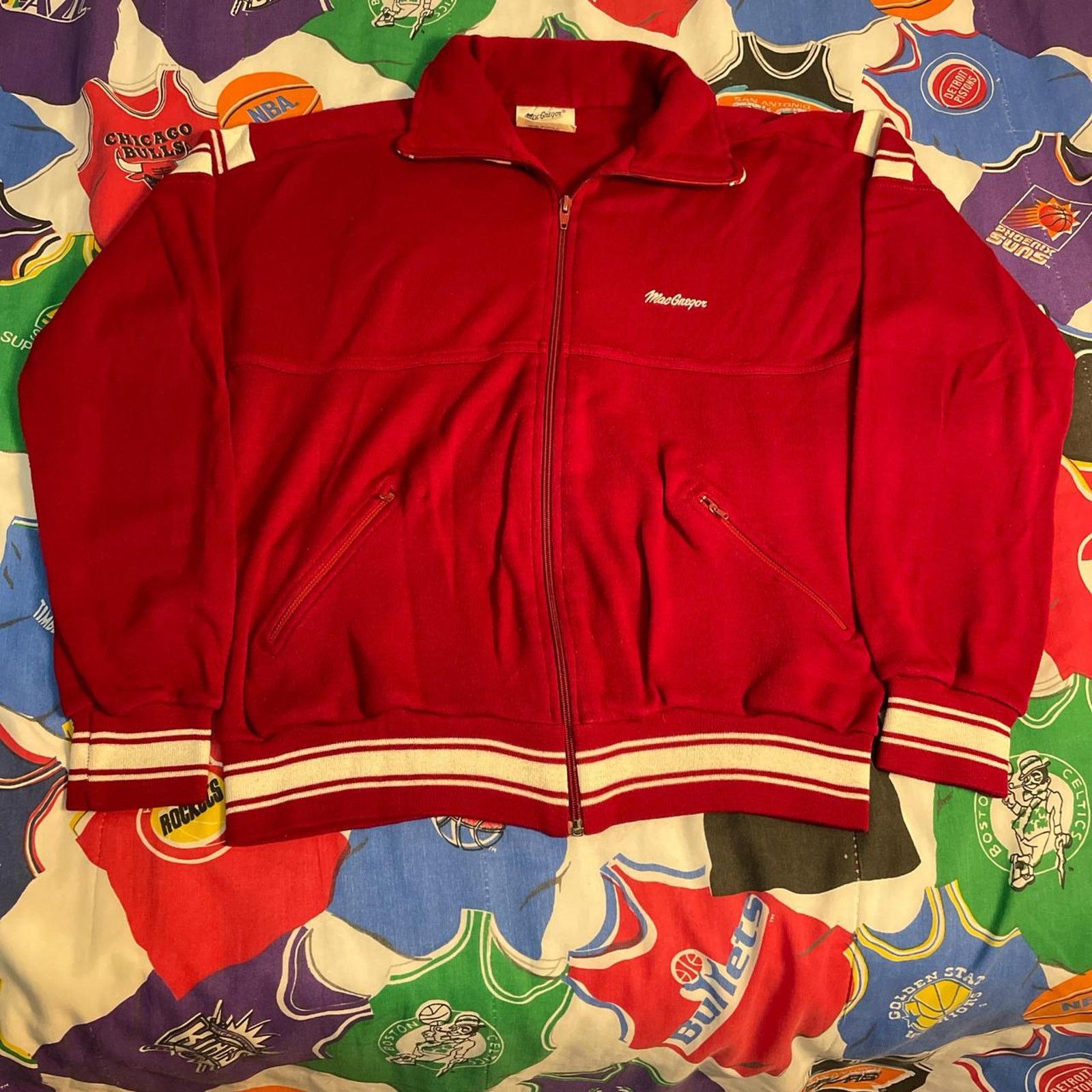 McGregor × Vintage True Vintage 1970s 1980s MacGregor Tennis Track Jacket Size US M / EU 48-50 / 2 - 1 Thumbnail