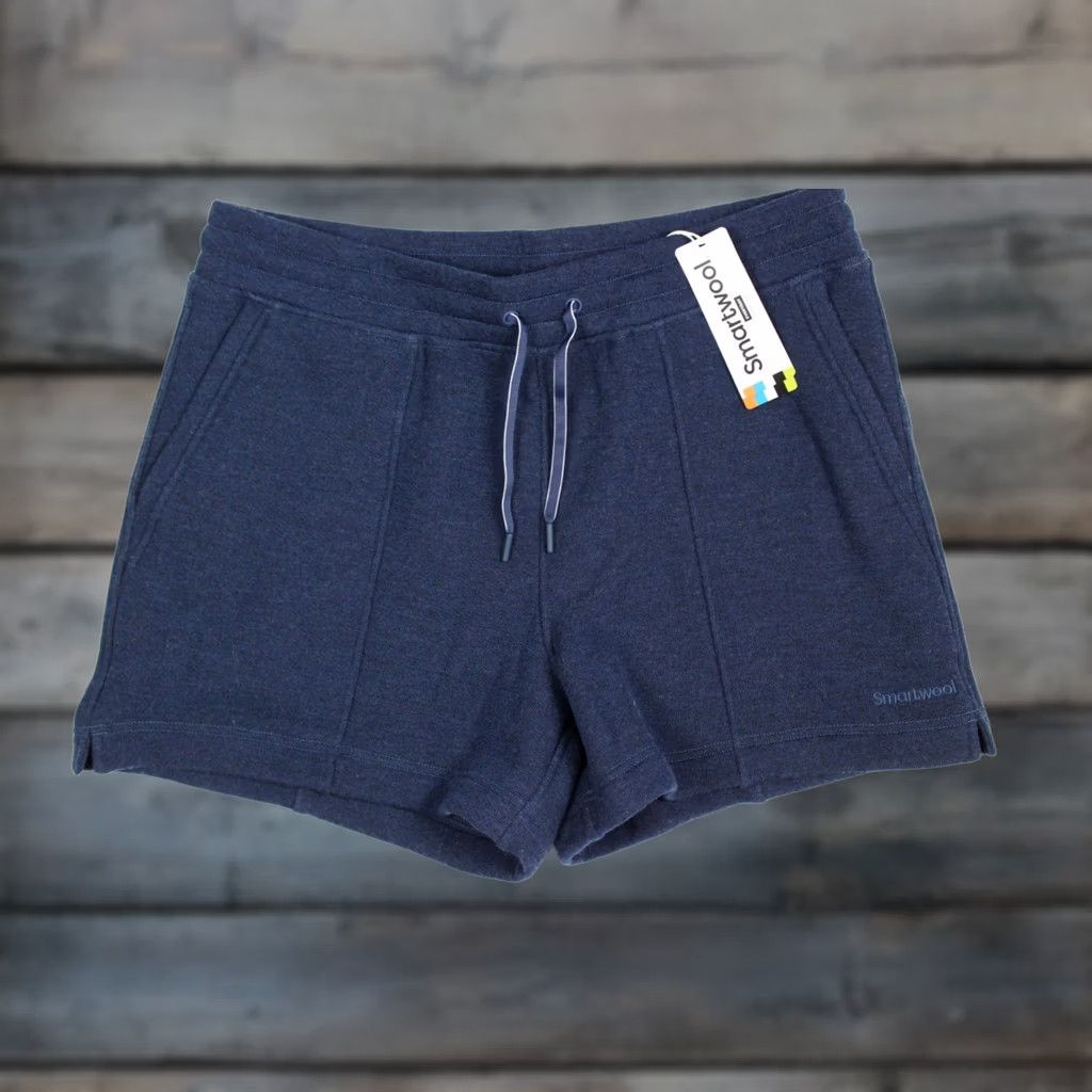 Smartwool SmartWool Women's Rec Terry Shorts XL Dark Denim Merino Blend SW016939235 Size 40" / US 18 - 1 Thumbnail