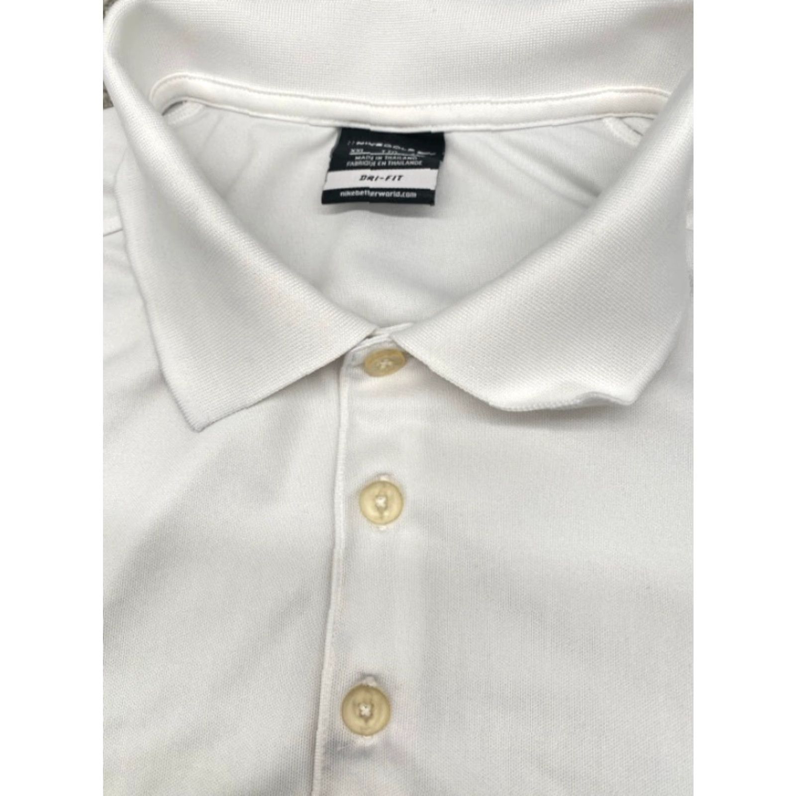Nike Nike Golf Polo Shirt 2XL Mens White Dri-Fit Tour Victory 465802-100 4265 Size US XXL / EU 58 / 5 - 2 Thumbnail