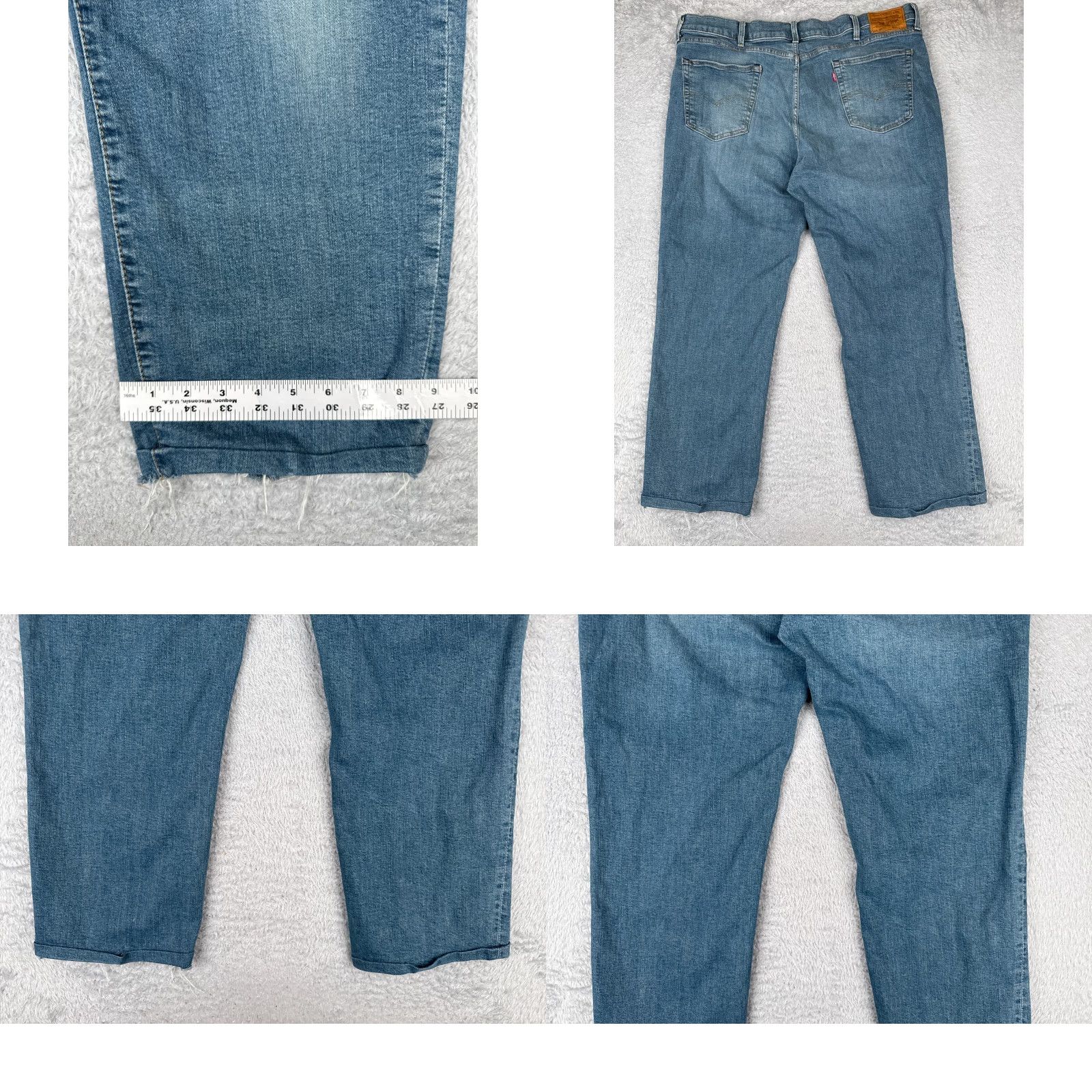 Levi's Levis Jeans Adult 42 Blue Denim Cotton 541 Big E Premium Retro Mens Size US 42 / EU 58 - 10 Thumbnail