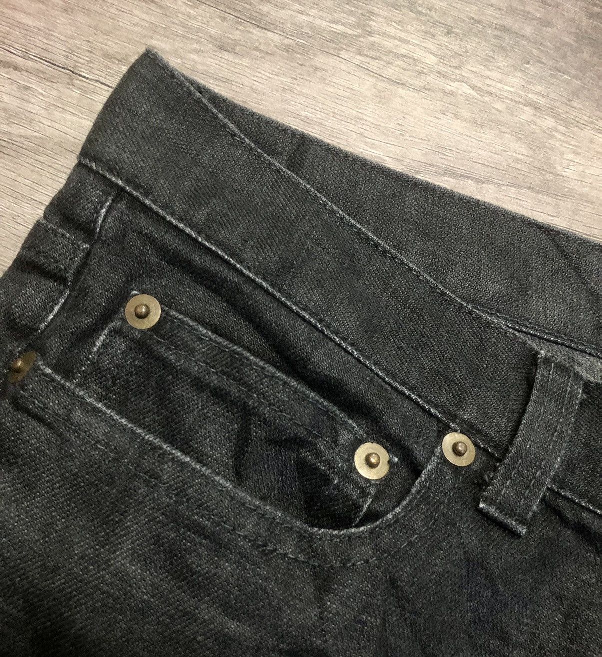 Hedi Slimane × Saint Laurent Paris SAINT LAURENT D01 PARIS BLACK DENIM Size 32" / US 10 / IT 46 - 11 Thumbnail
