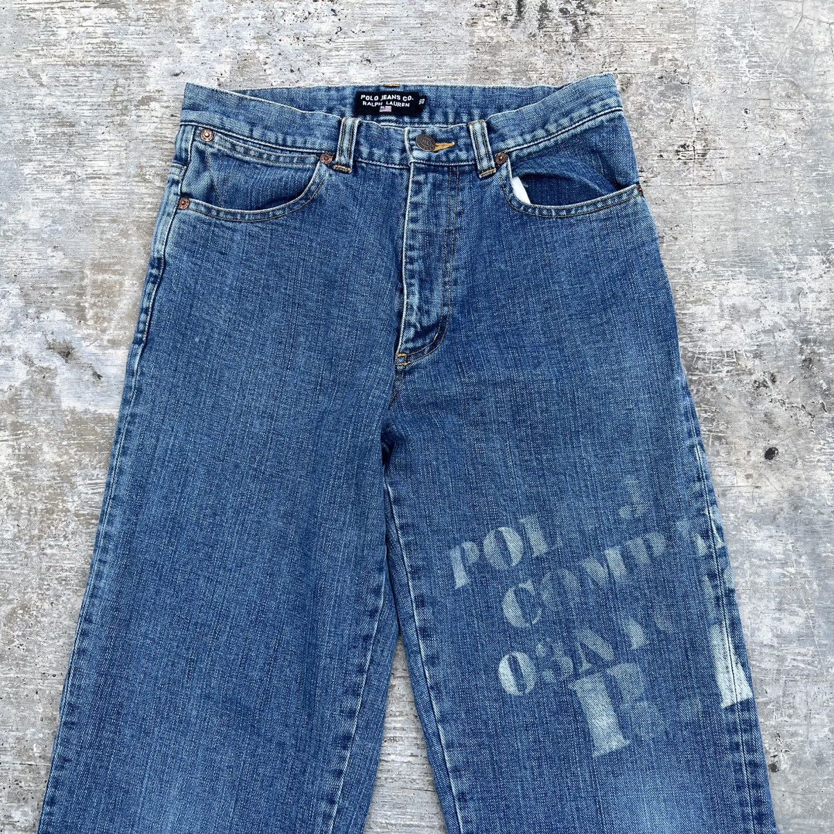 Ralph Lauren Vintage Polo Jeans Co RL Denim Jeans Size 28x29 Size 28" / US 6 / IT 42 - 3 Thumbnail