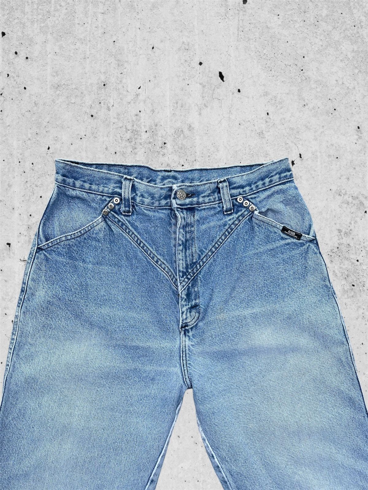 Designer × Jean 🔥 Ozark Mountain Distressed Denim Vintage W31🔥 Size US 31 - 3 Thumbnail