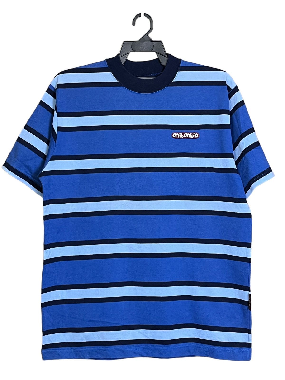 Mambo VINTAGE MAMBO SMALL LOGO STRIPED TEE SHIRT Size US L / EU 52-54 / 3 - 1 Thumbnail