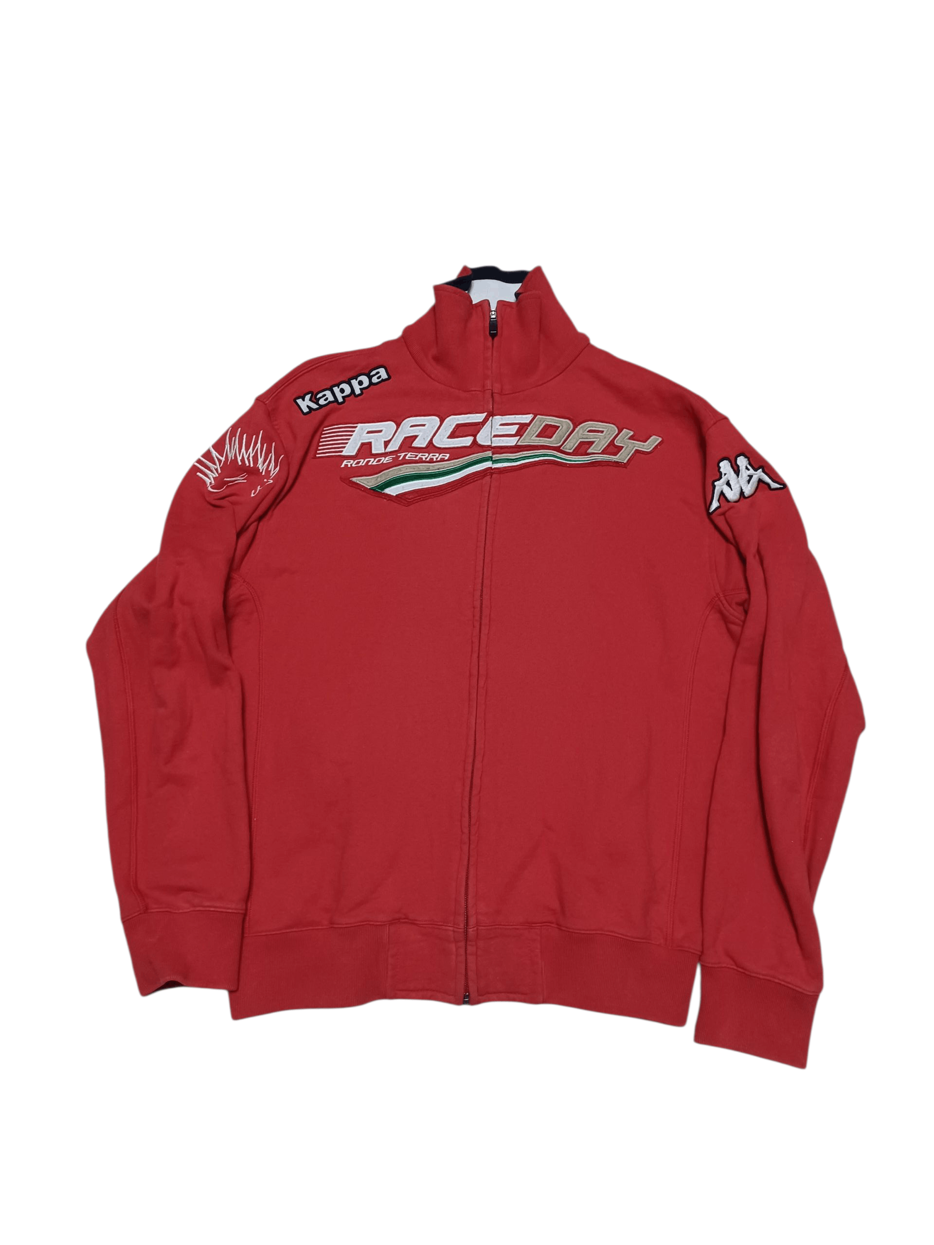 Kappa KAPPA RACEDAY ITALIA ITALY RACING VINTAGE 1/3 ZIP SWEATSHIRT Size US L / EU 52-54 / 3 - 1 Thumbnail