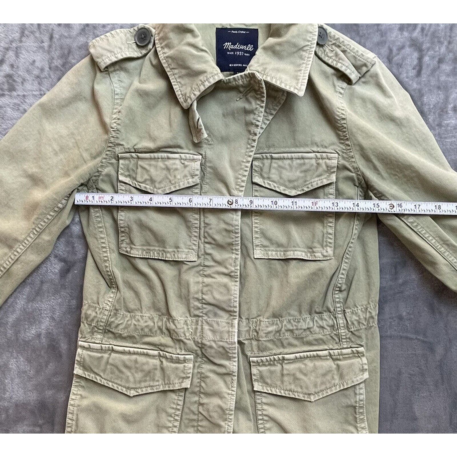 Madewell Madewell Jacket Womens XS Utility Army Green Khaki Cargo Size S / US 4 / IT 40 - 5 Thumbnail