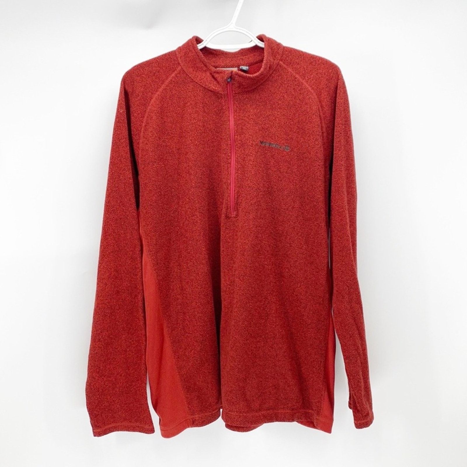 Merrell Merrell quarter zip casual pullover orange red gorpcore XL Size US XL / EU 56 / 4 - 1 Thumbnail