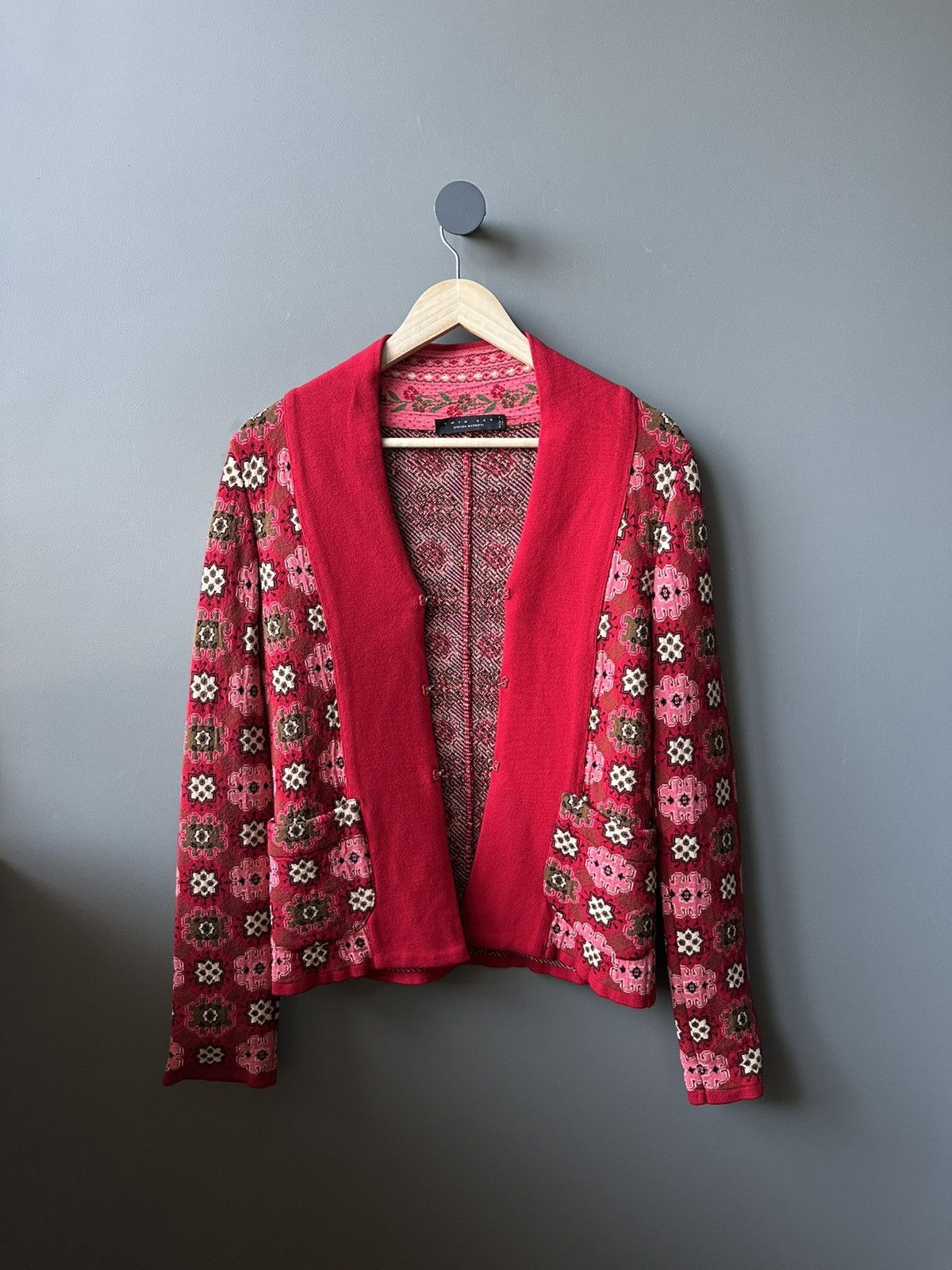 TWINSET Simona Barbieri Twin Set Viscosa Blazer Size M / US 6-8 / IT 42-44 - 1 Thumbnail