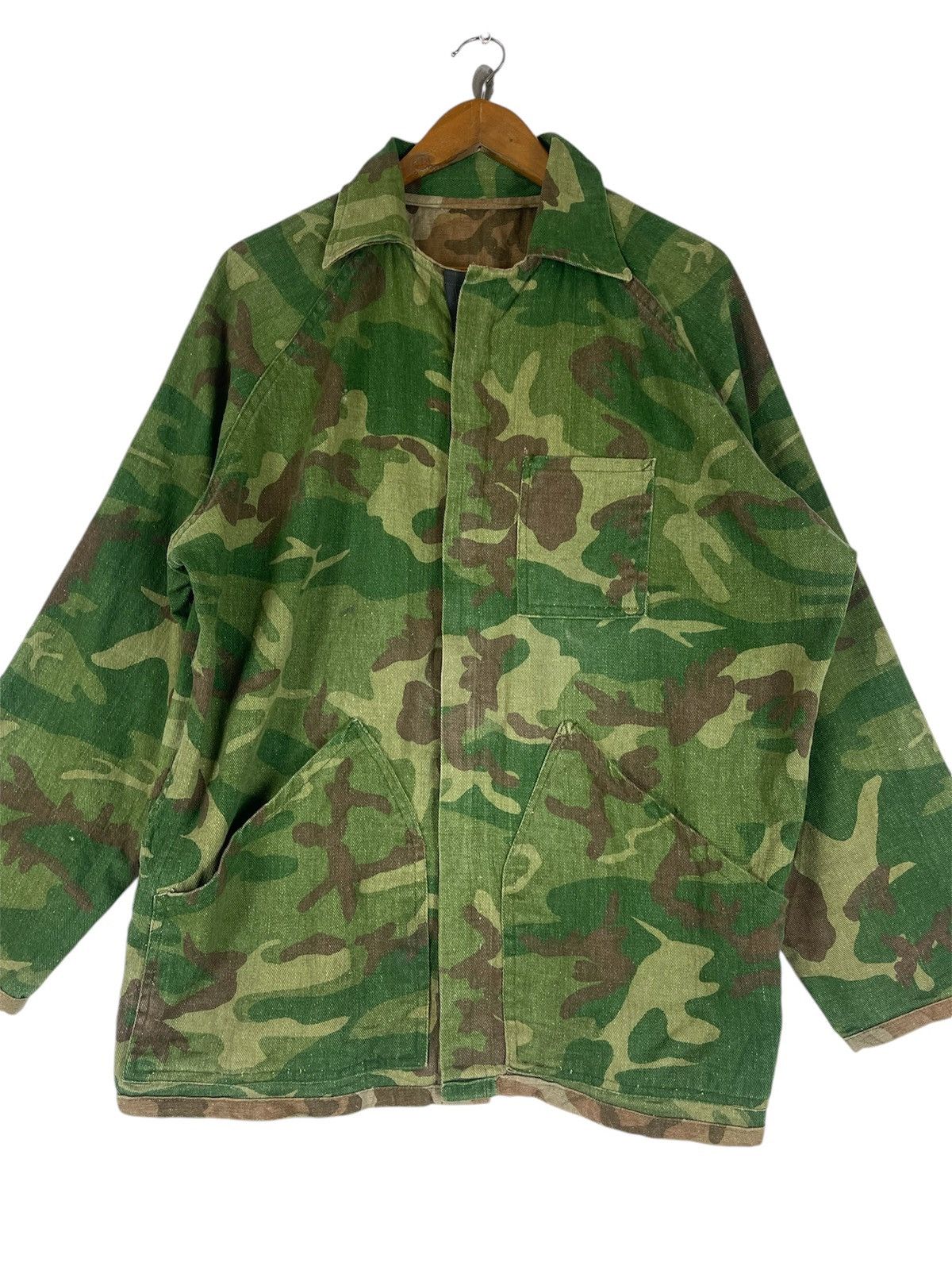Vintage U.S ARMY REVERSIBLE MILITARY JACKET Size US XL / EU 56 / 4 - 2 Thumbnail