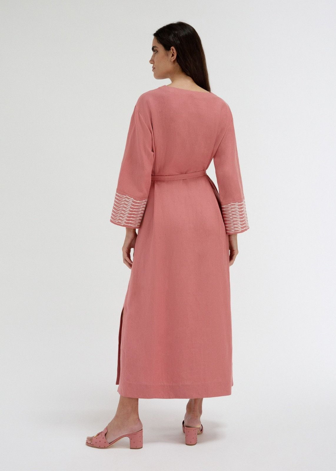 Loro Piana o1srvl11e0424 Dress in Pink Size XL / US 12-14 / IT 48-50 - 2 Thumbnail
