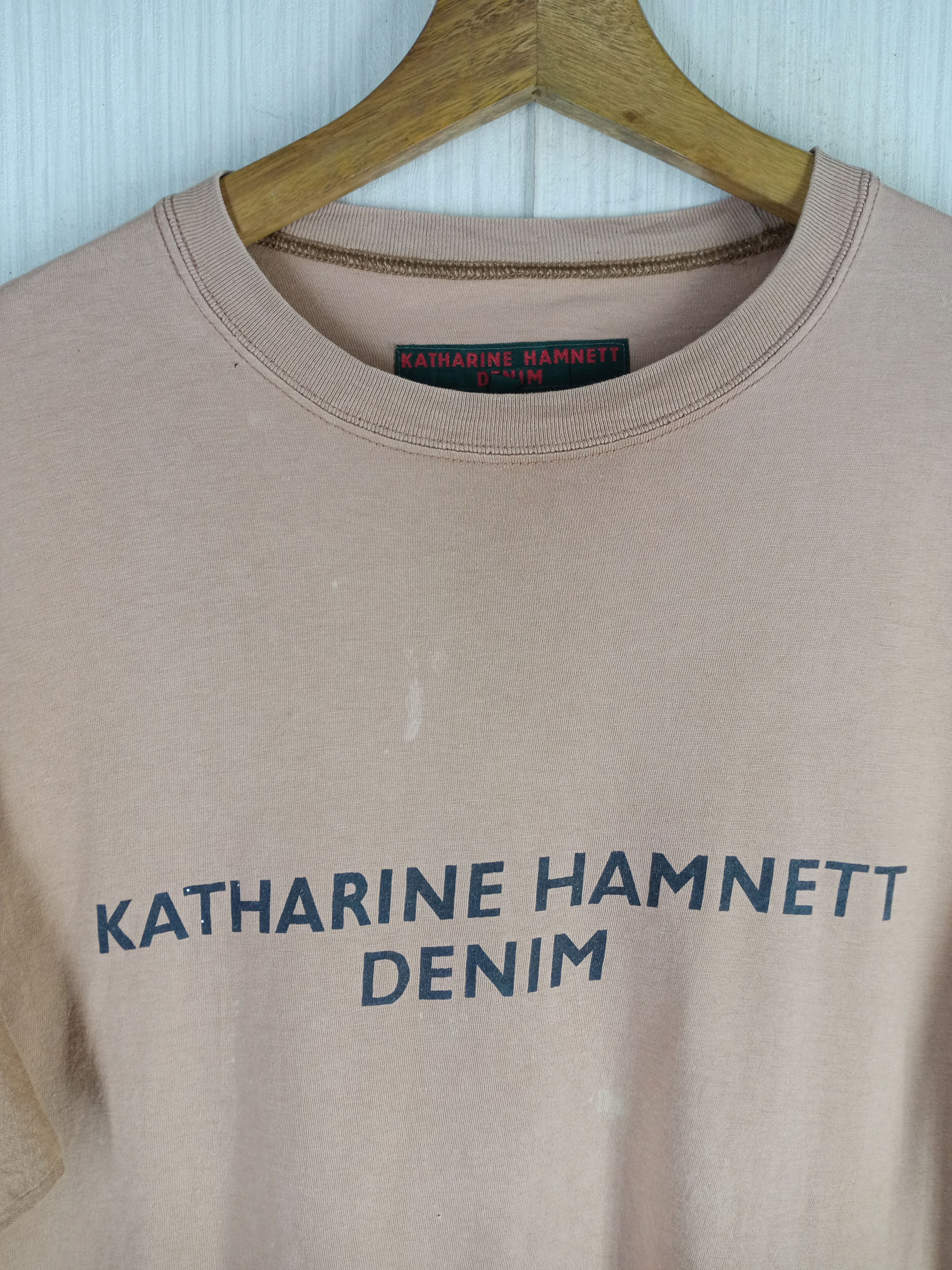 Katharine Hamnett London Rare Vintage Katharine Hamnett Denim Tshirt Size US M / EU 48-50 / 2 - 4 Thumbnail
