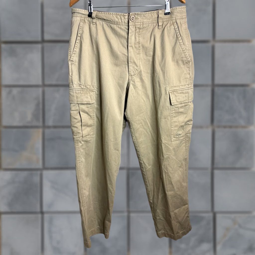 Nike Nike ACG Pants Mens Beige 36x32 Rip Stop Nylon Cotton Pockets Cargo Hiking Climbing Regular Straight Ragged? Size US 36 / EU 52 - 1 Thumbnail
