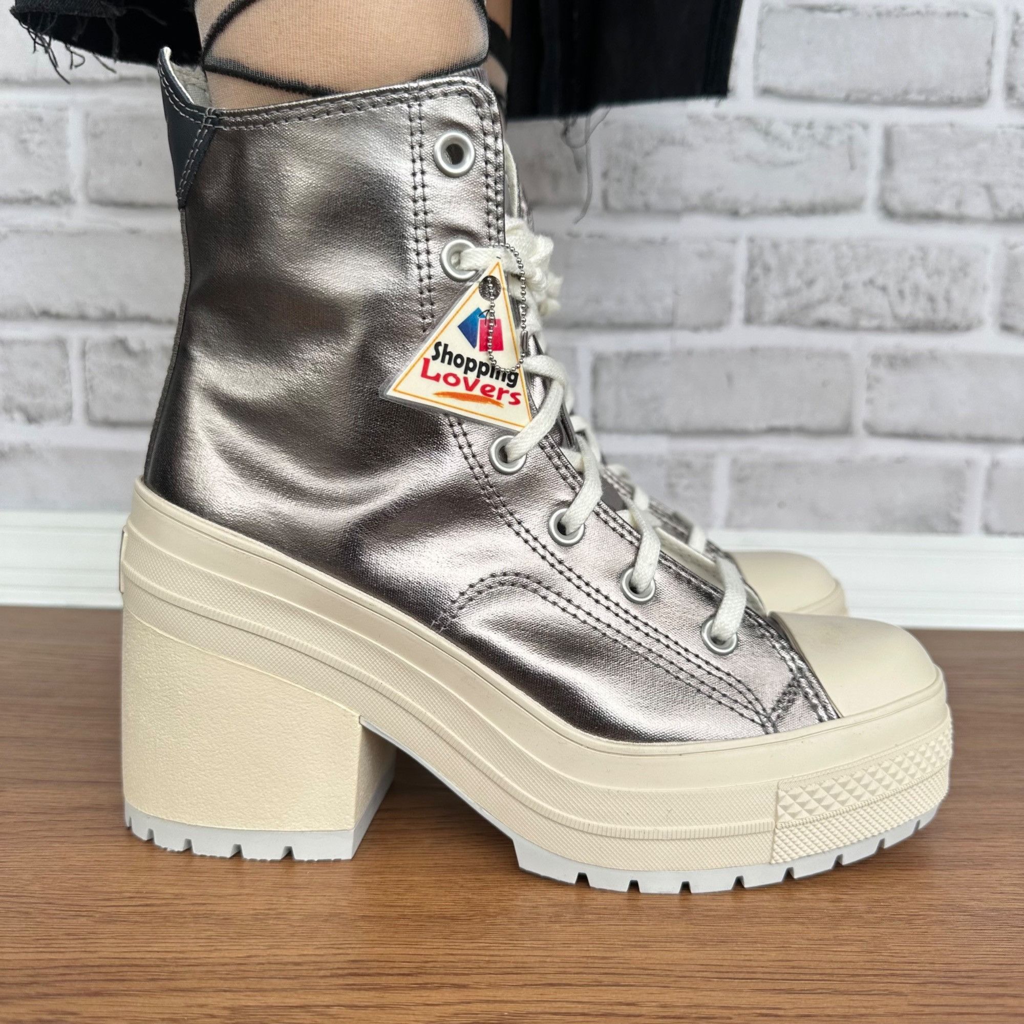 Converse ⭐Converse Chuck 70 De Luxe Heel 7.5 Women Shoes Sneakers Met Size US 7.5 / IT 37.5 - 2 Thumbnail