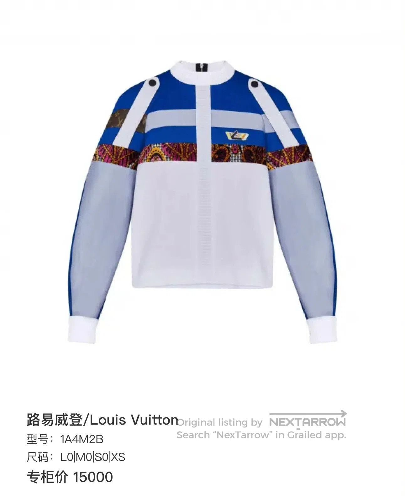 Louis Vuitton Louis Vuitton Colorblock Zip Raglan Sweatshirt. Size S / US 4 / IT 40 - 9 Thumbnail