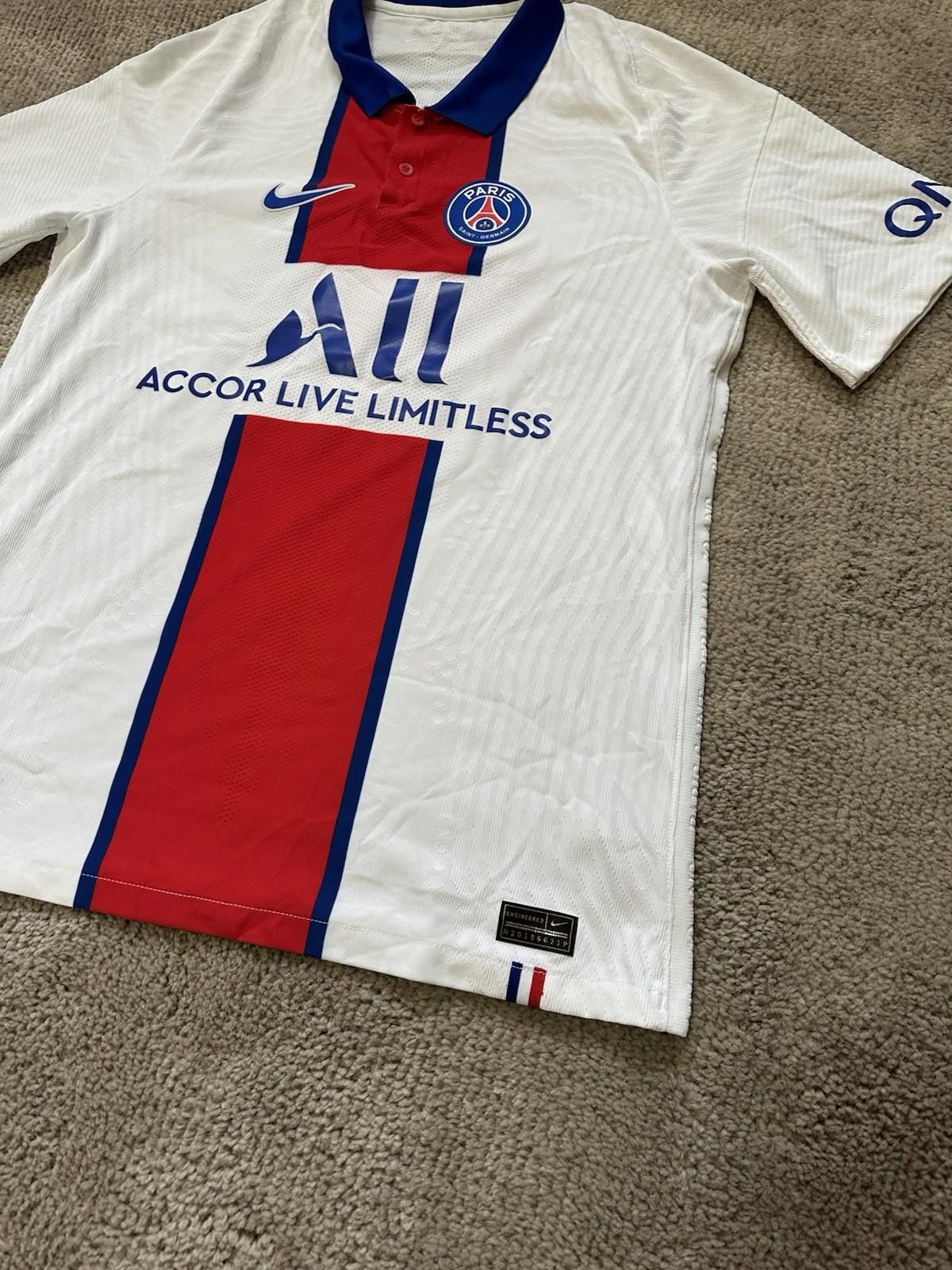 Nike Nike Paris Saint-Germain 2020/21 Vapor Knit Jersey Neymar 10 Size US L / EU 52-54 / 3 - 3 Thumbnail