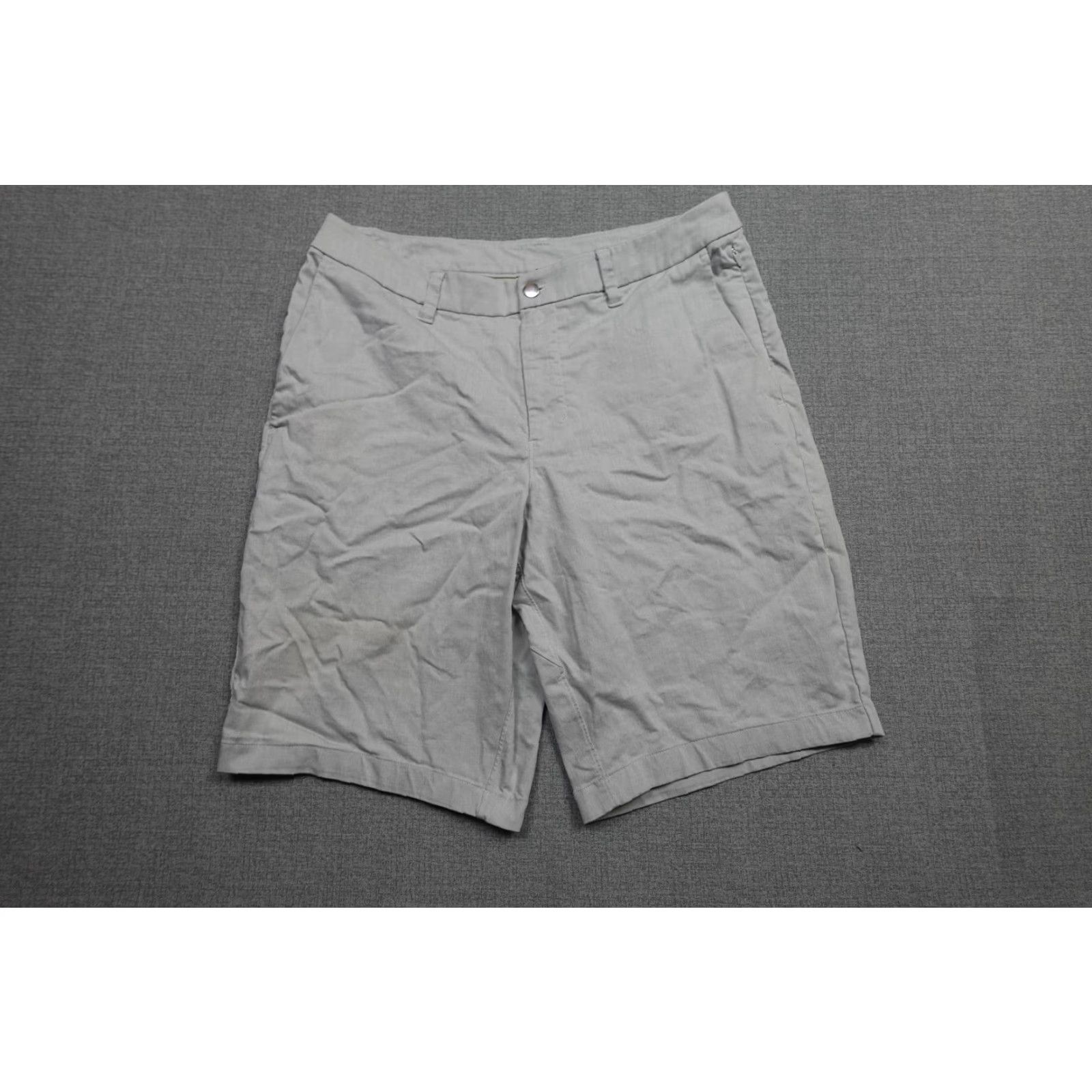 Lululemon Lululemon Mens Shorts Gray Flat Front Pockets Stretch Casual Chino 5-Pocket Golf 34in Inseam 11in Size US 34 / EU 50 - 3 Thumbnail