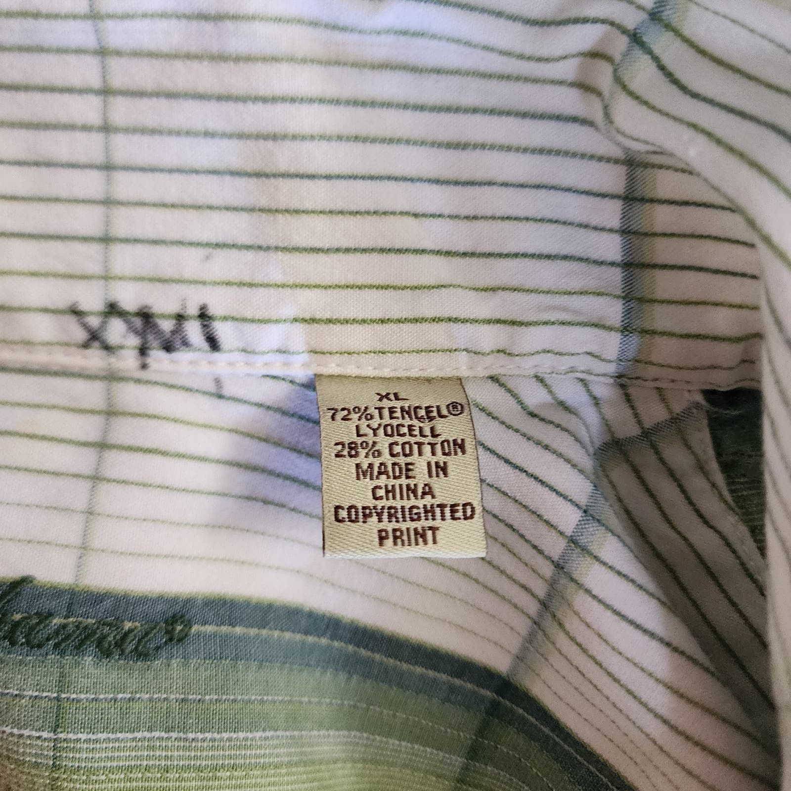 Tommy Bahama Green & White Plaid Tommy Bahama Island Shirt XL Size US XL / EU 56 / 4 - 4 Thumbnail