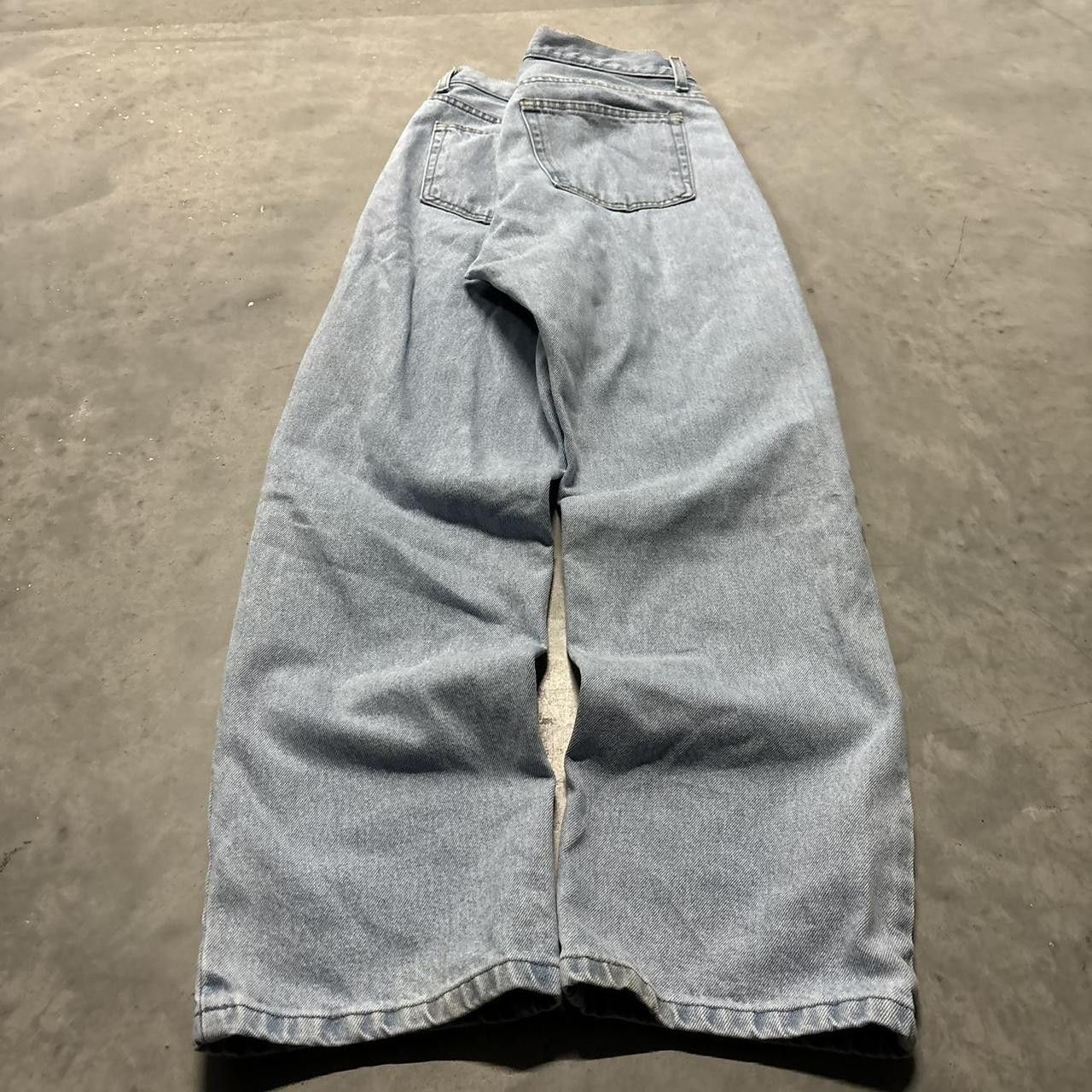 Japanese Brand × Vintage Crazy Vintage Y2K/2000s Light Wash Essential Denim Jeans! Size US 34 / EU 50 - 4 Thumbnail
