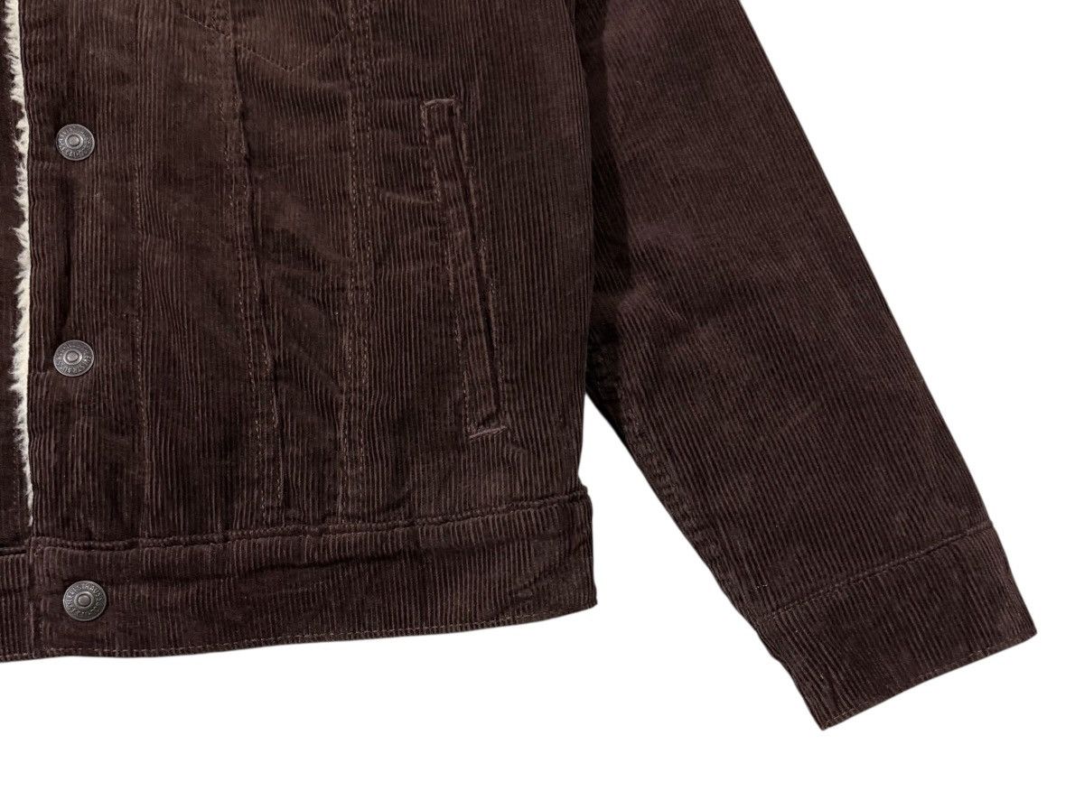 Levi's Vintage Levis Strauss & Co Corduroy Sherpa Fleece Jacket Size US XS / EU 42 / 0 - 3 Thumbnail