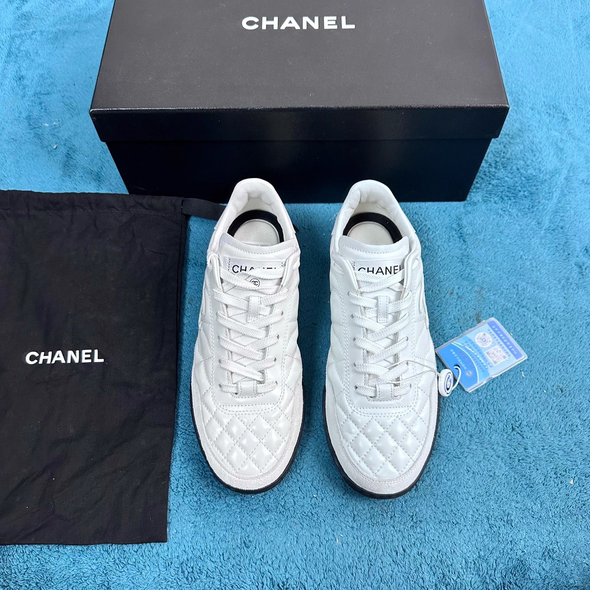 Chanel Chanel 25S German Trainer White 36.5 EU Size US 5.5 / IT 35.5 - 1 Thumbnail