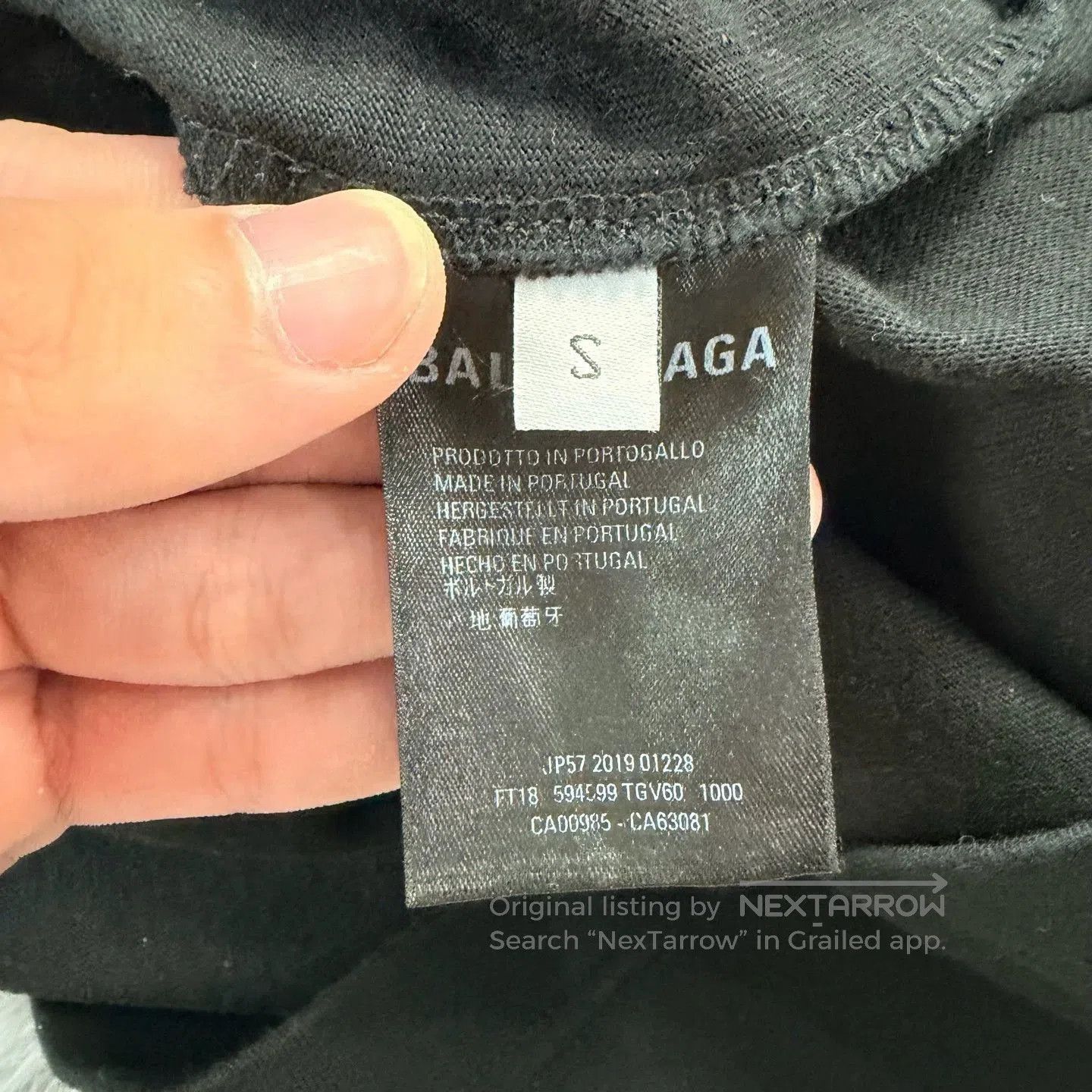 Balenciaga balenciaga crown wheat short sleeve t. Size US S / EU 44-46 / 1 - 5 Thumbnail