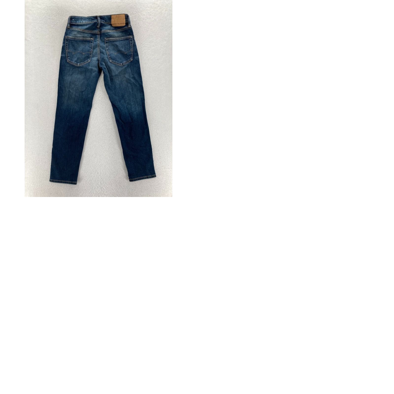American Eagle Outfitters American Eagle Jeans Mens 26x28 Athletic Tapered Leg Dark Wash Blue Denim Pants Size US 26 / EU 42 - 9 Thumbnail